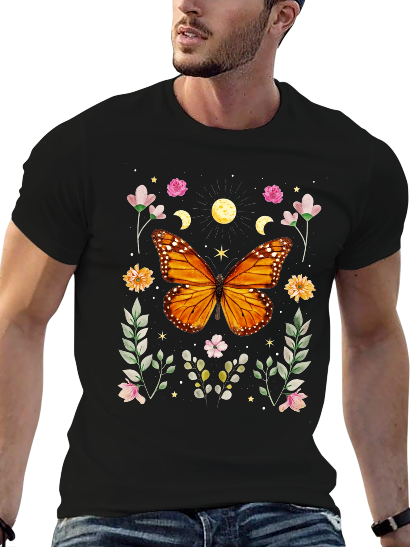 Butterfly Floral Graphic Tee