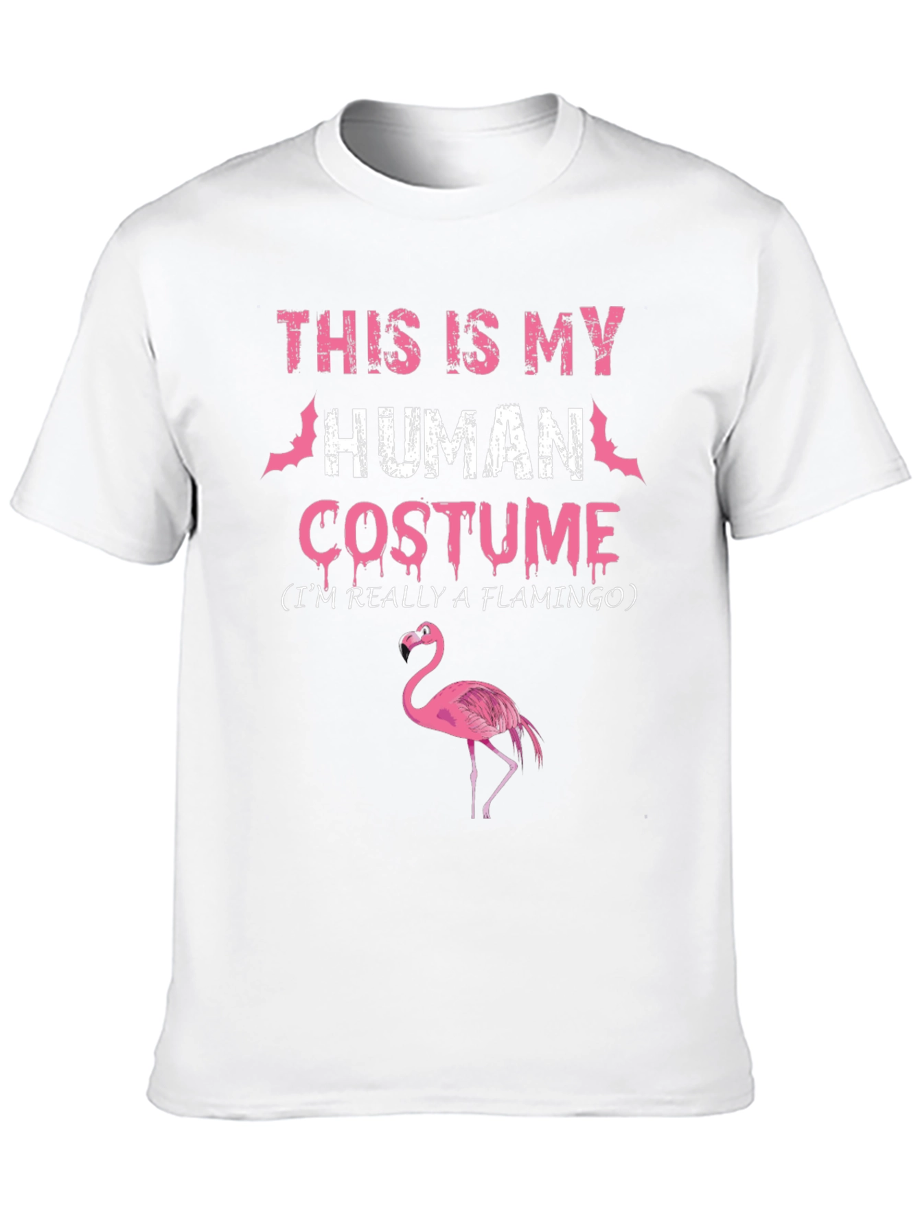Funny Flamingo Halloween Costume T-Shirt