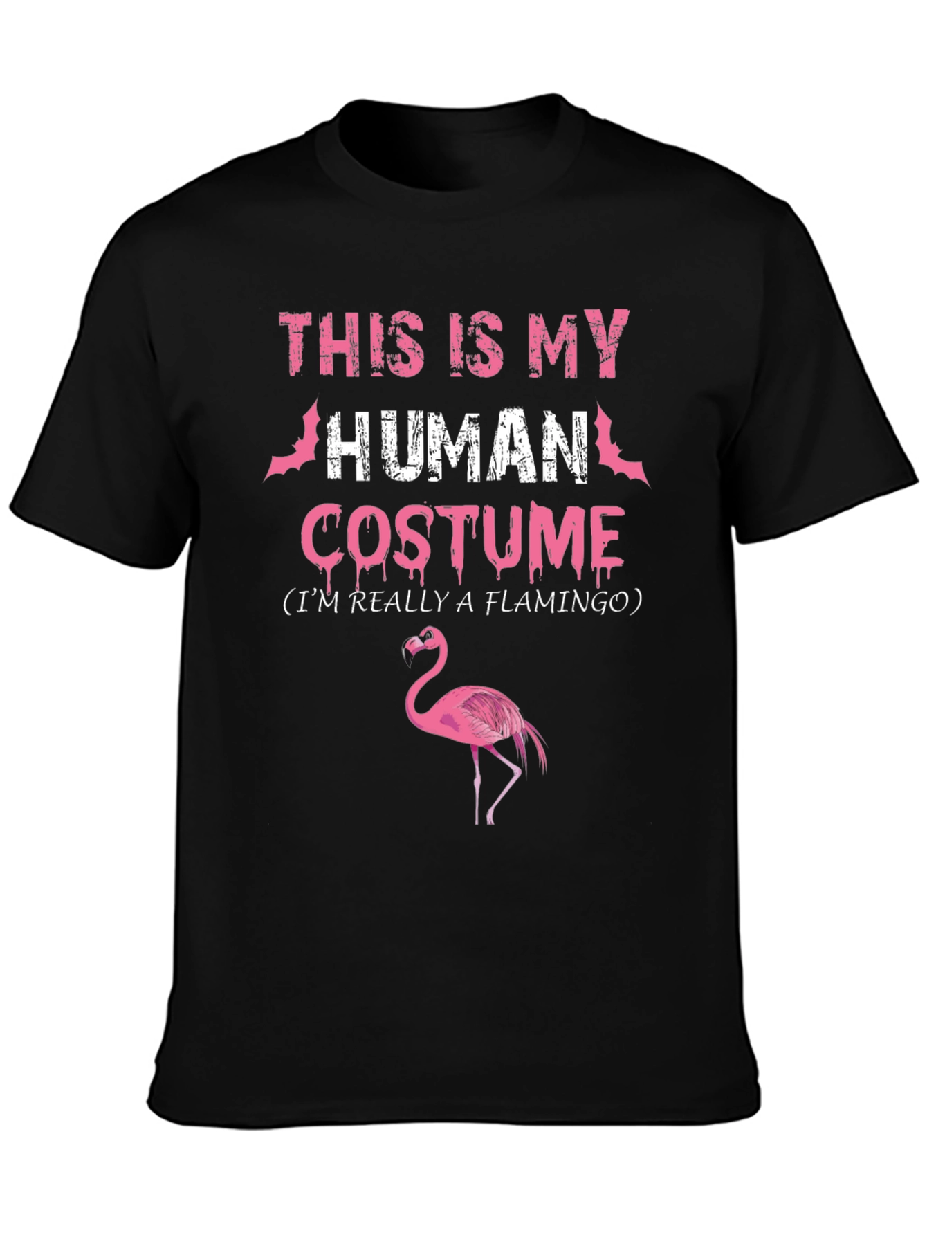 Funny Flamingo Halloween Costume T-Shirt