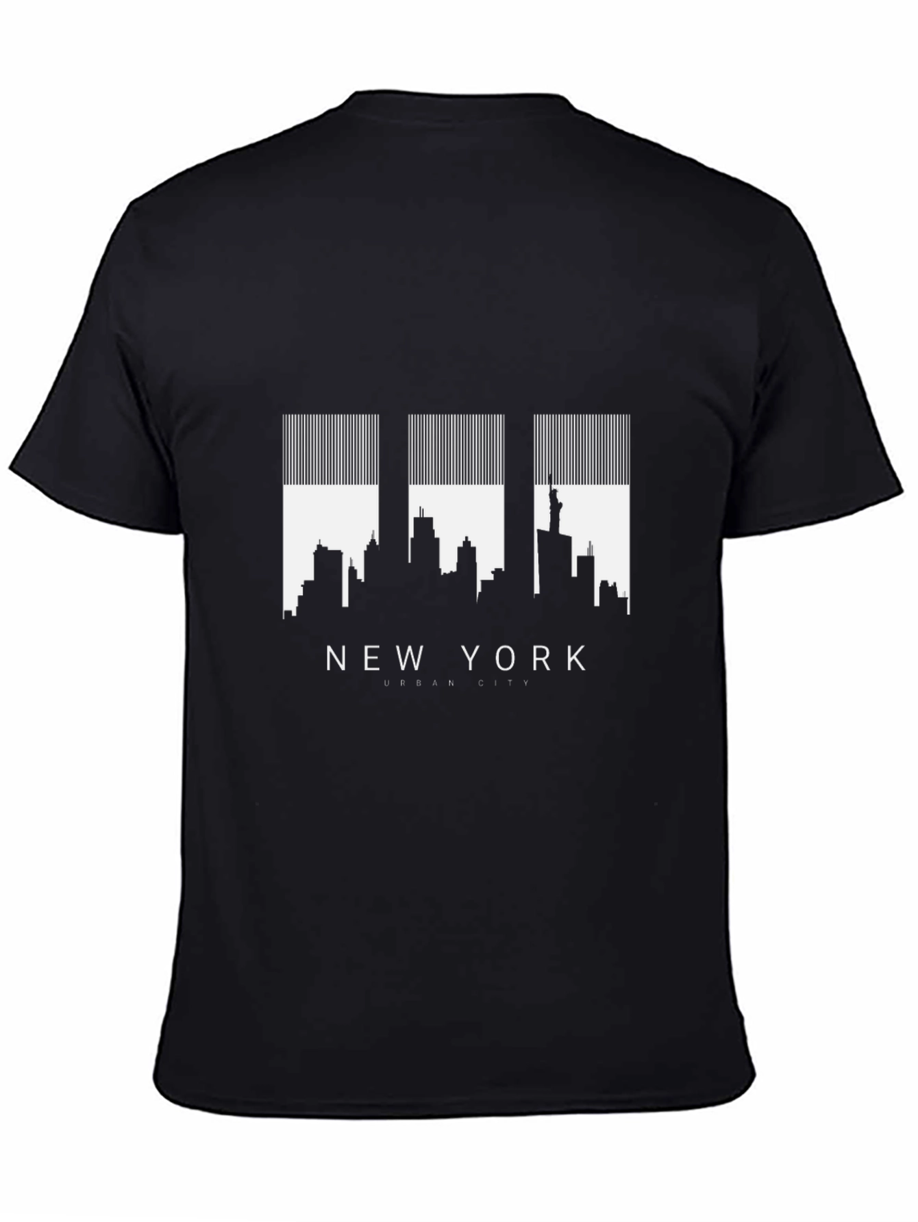 New York Skyline Black Graphic Tee