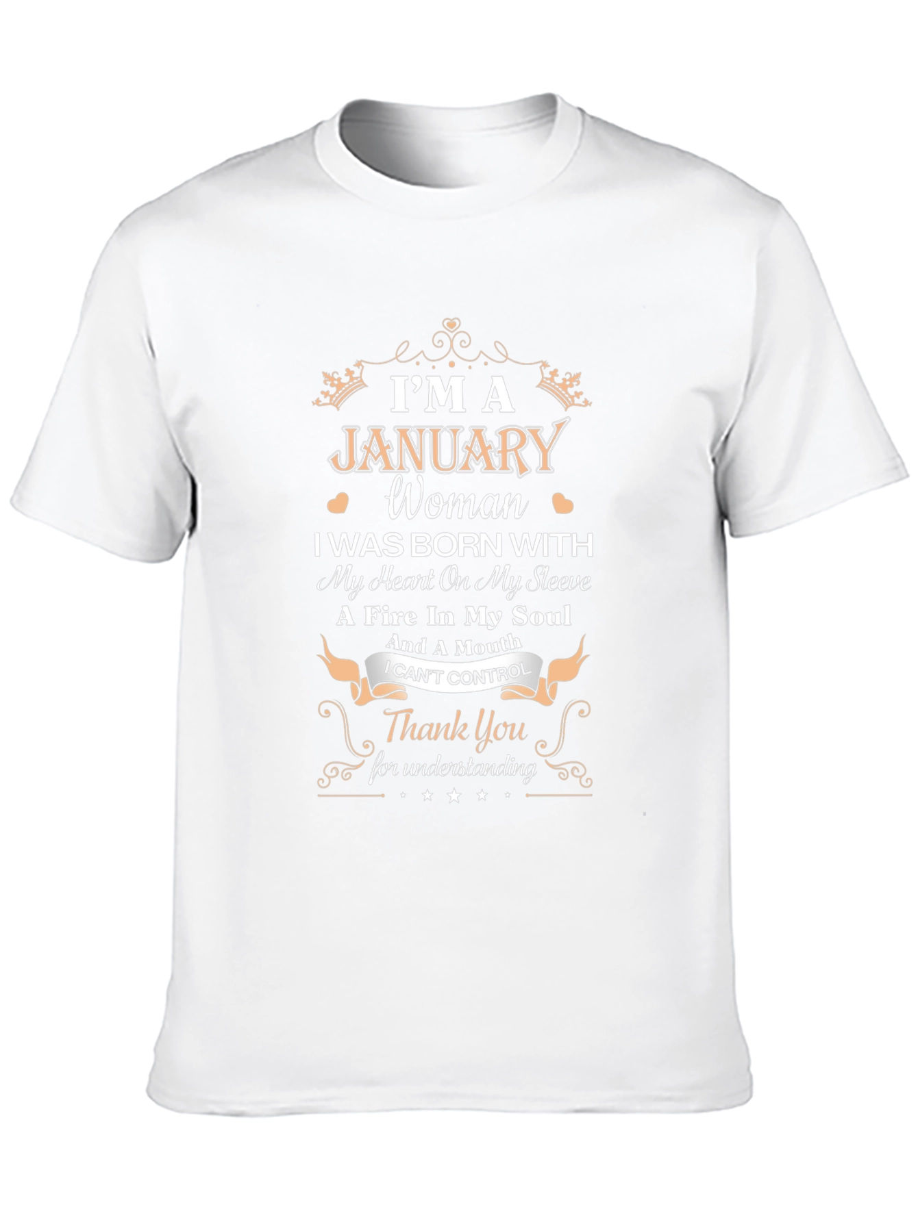 January Woman Black T-Shirt