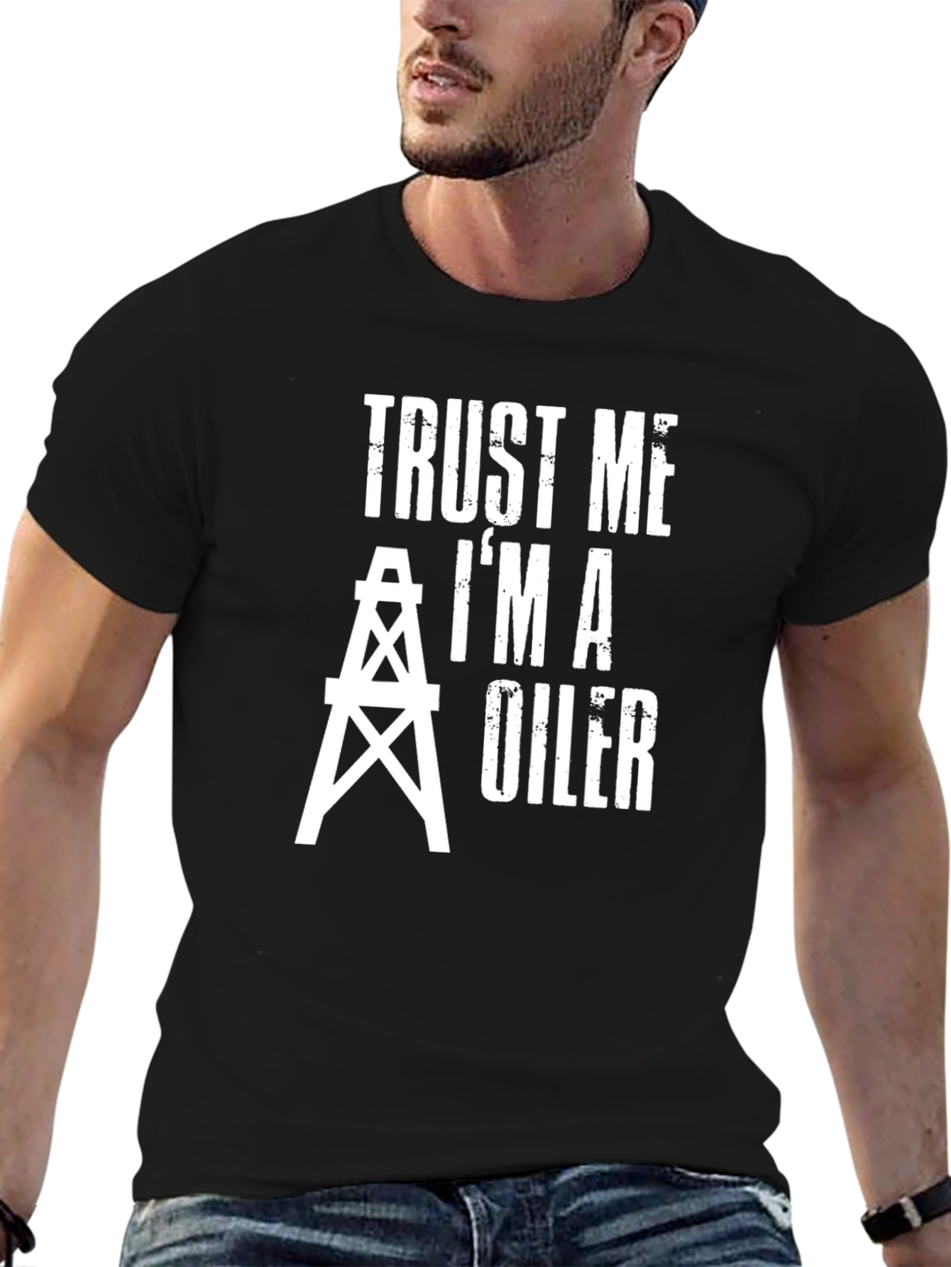 Trust Me Im an Oiler Black T-Shirt