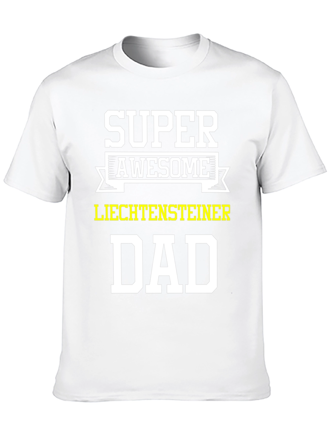 Super Awesome Liechtensteiner Dad T-Shirt
