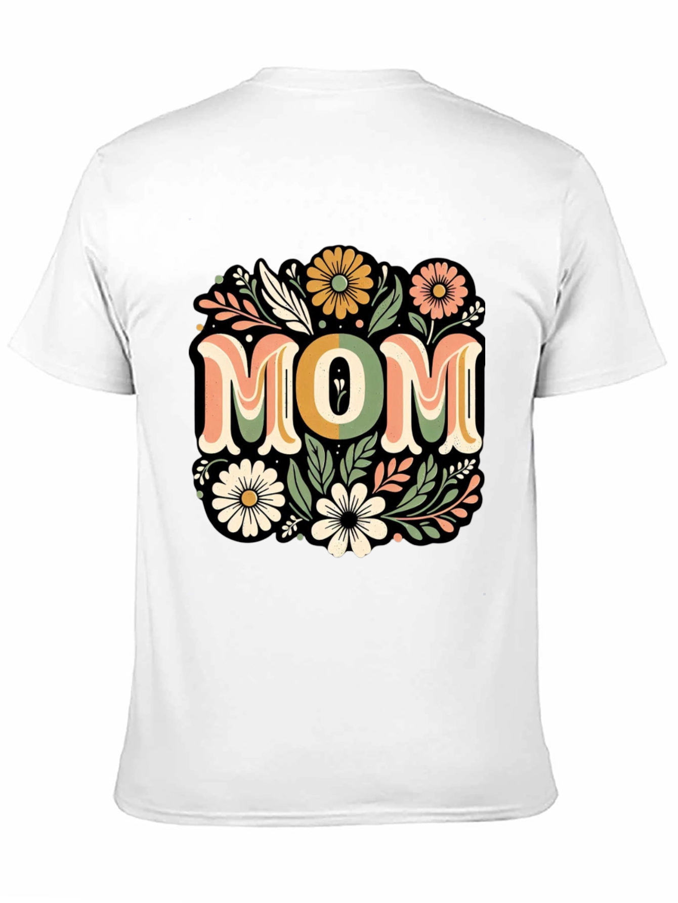 Floral Mom T-Shirt - Retro Style