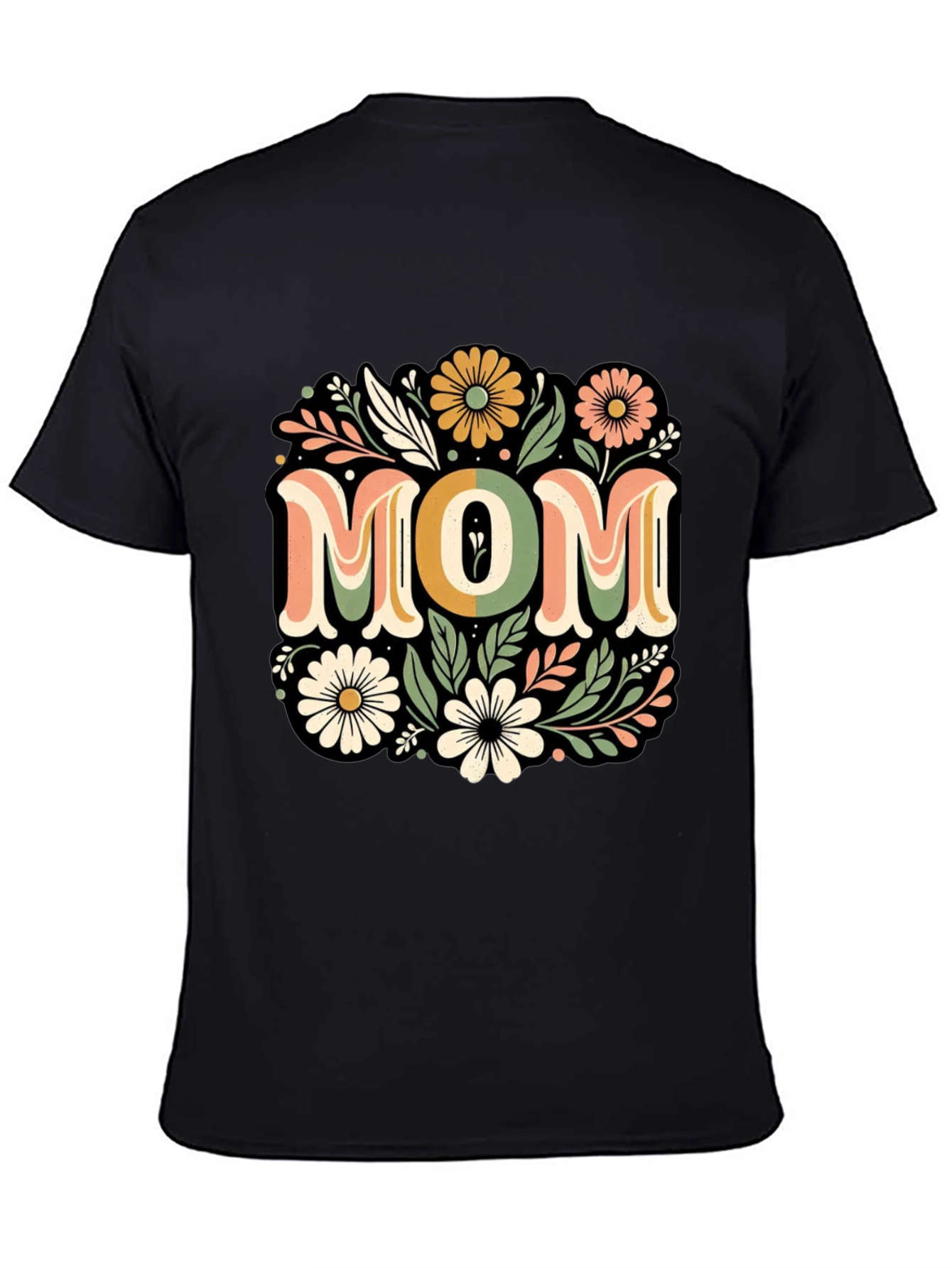 Floral Mom T-Shirt - Retro Style