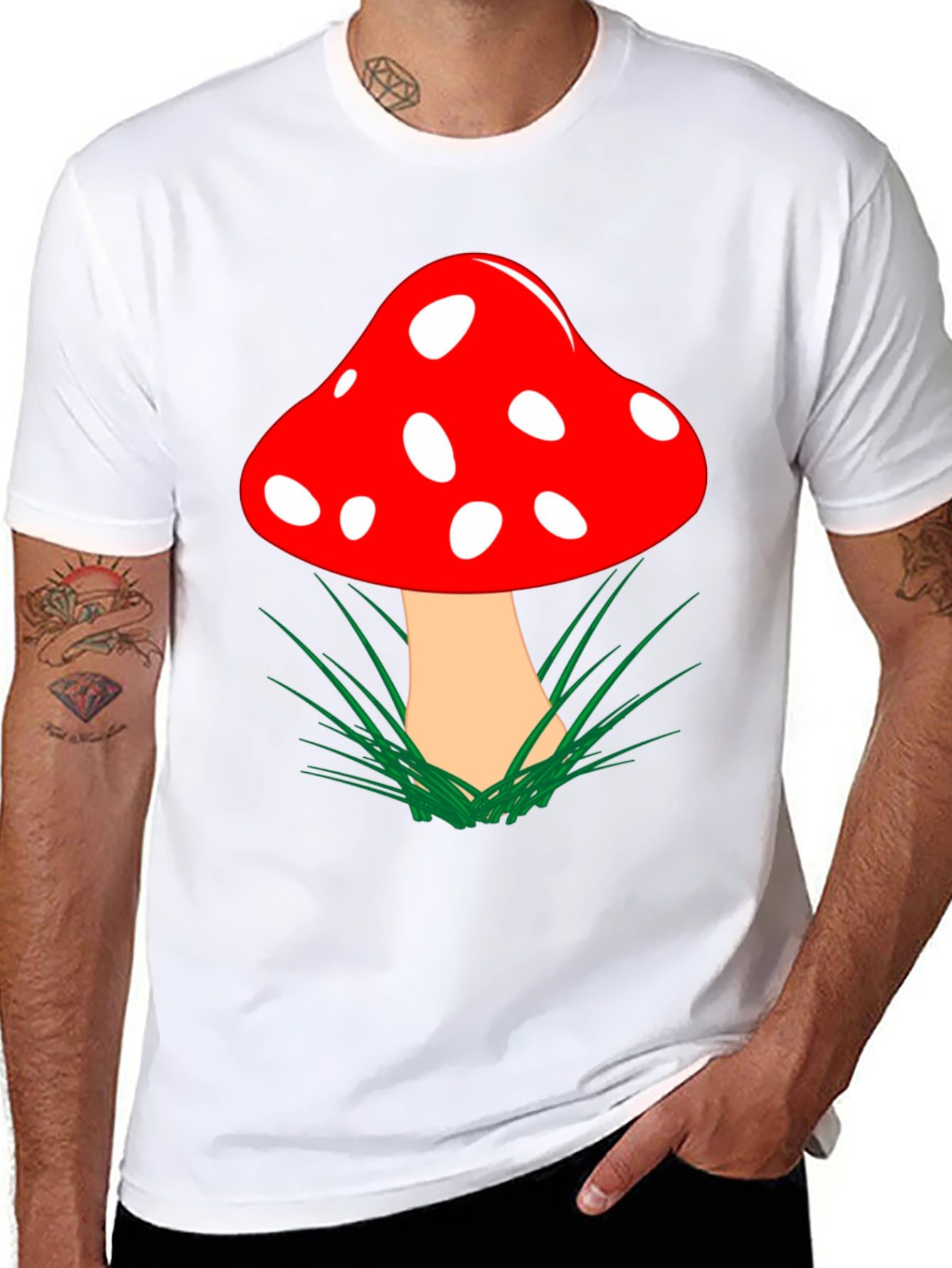 Mushroom Graphic Tee - Funky & Fun