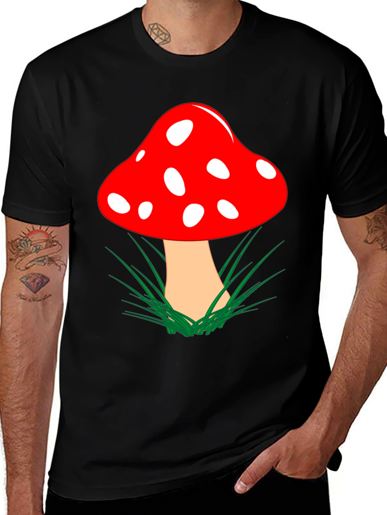 Mushroom Graphic Tee - Funky & Fun