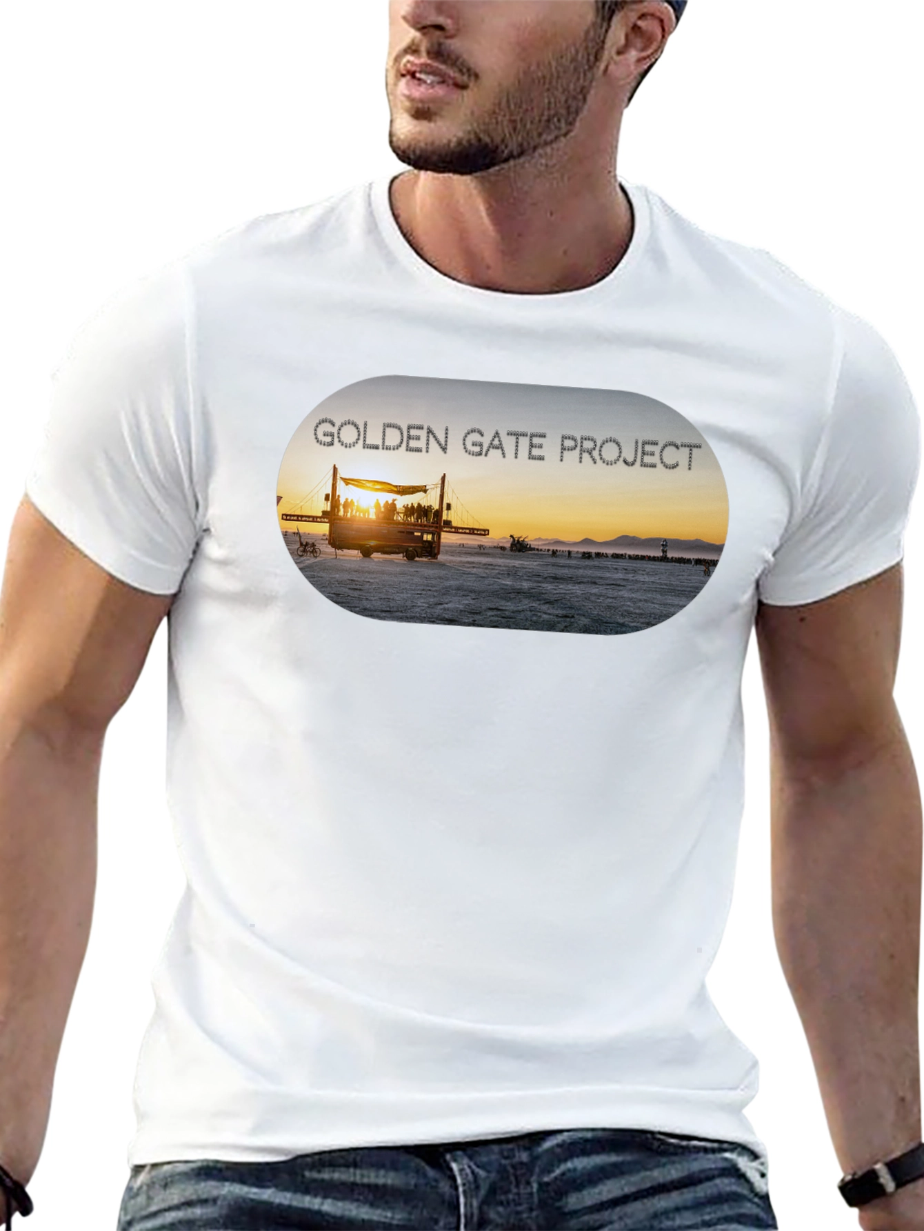 Golden Gate Project Black T-Shirt