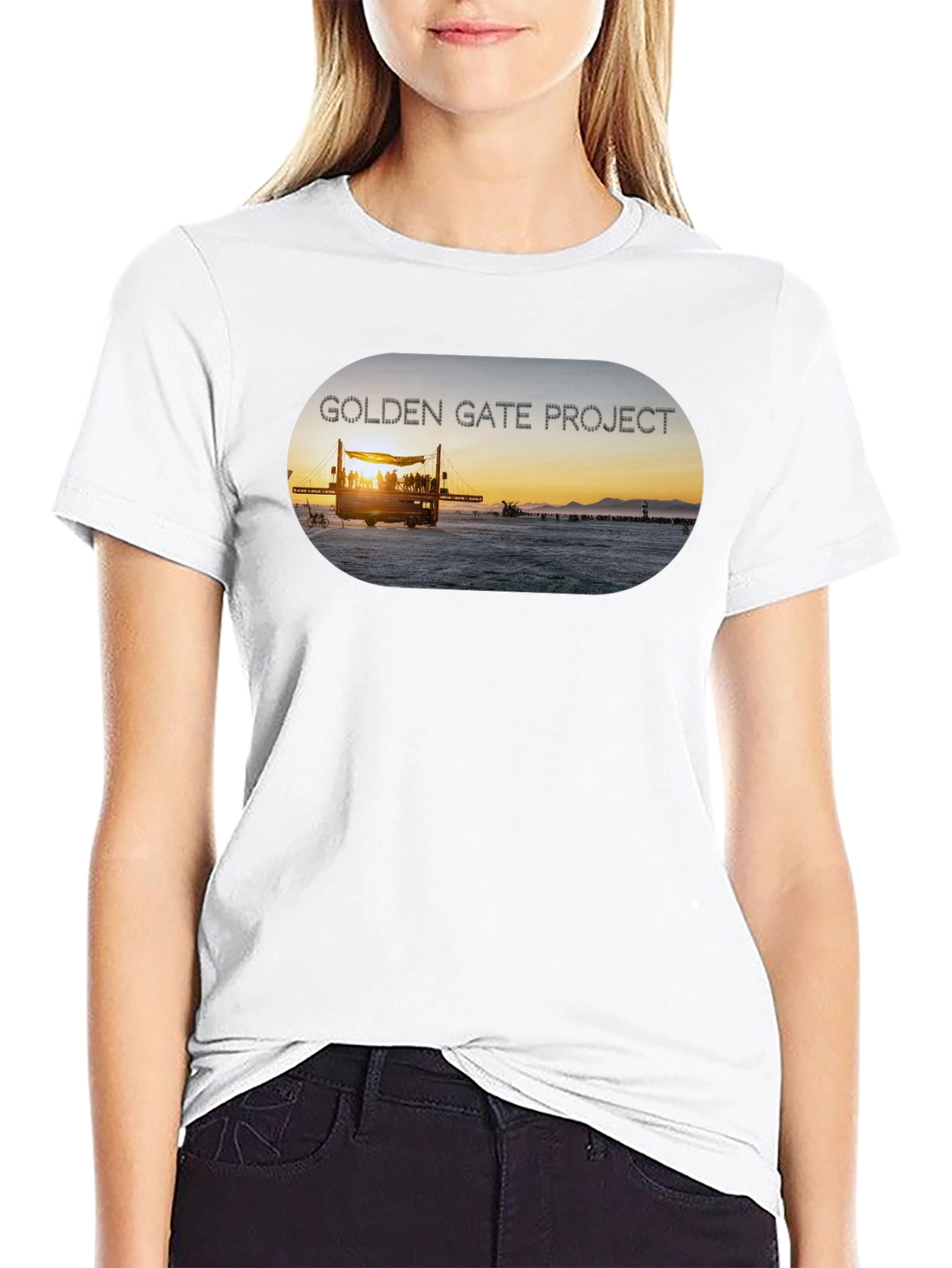 Golden Gate Project Black T-Shirt
