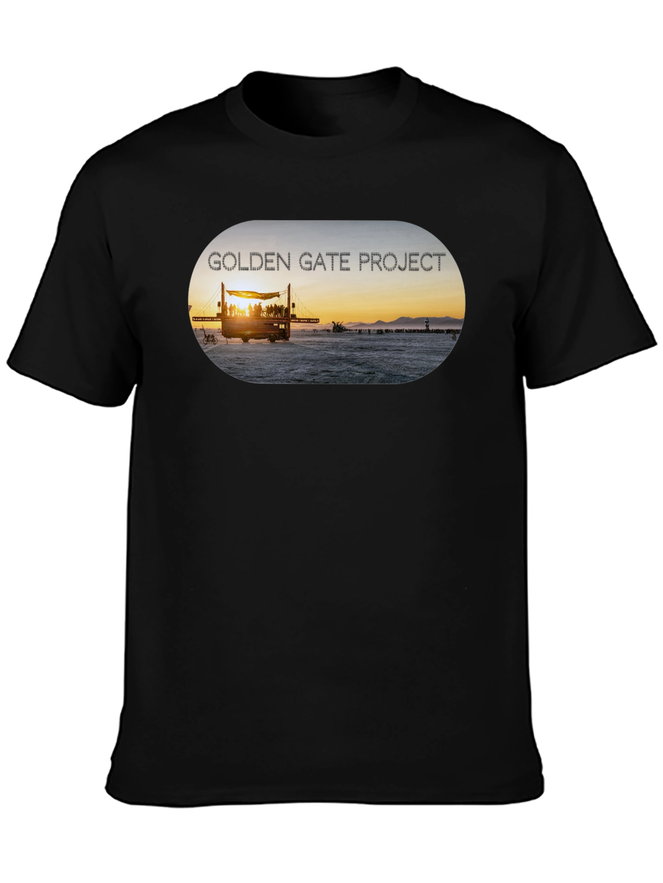 Golden Gate Project Black T-Shirt