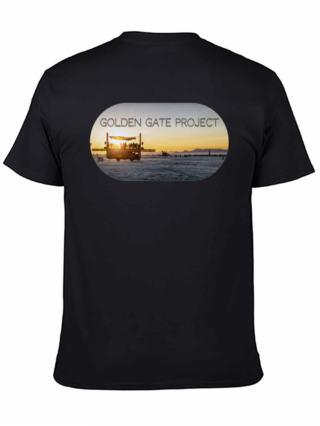 Golden Gate Project Black T-Shirt