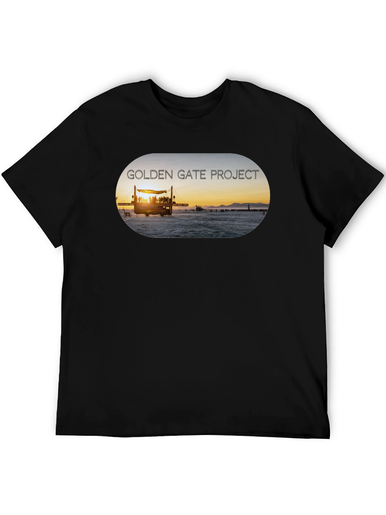 Golden Gate Project Black T-Shirt