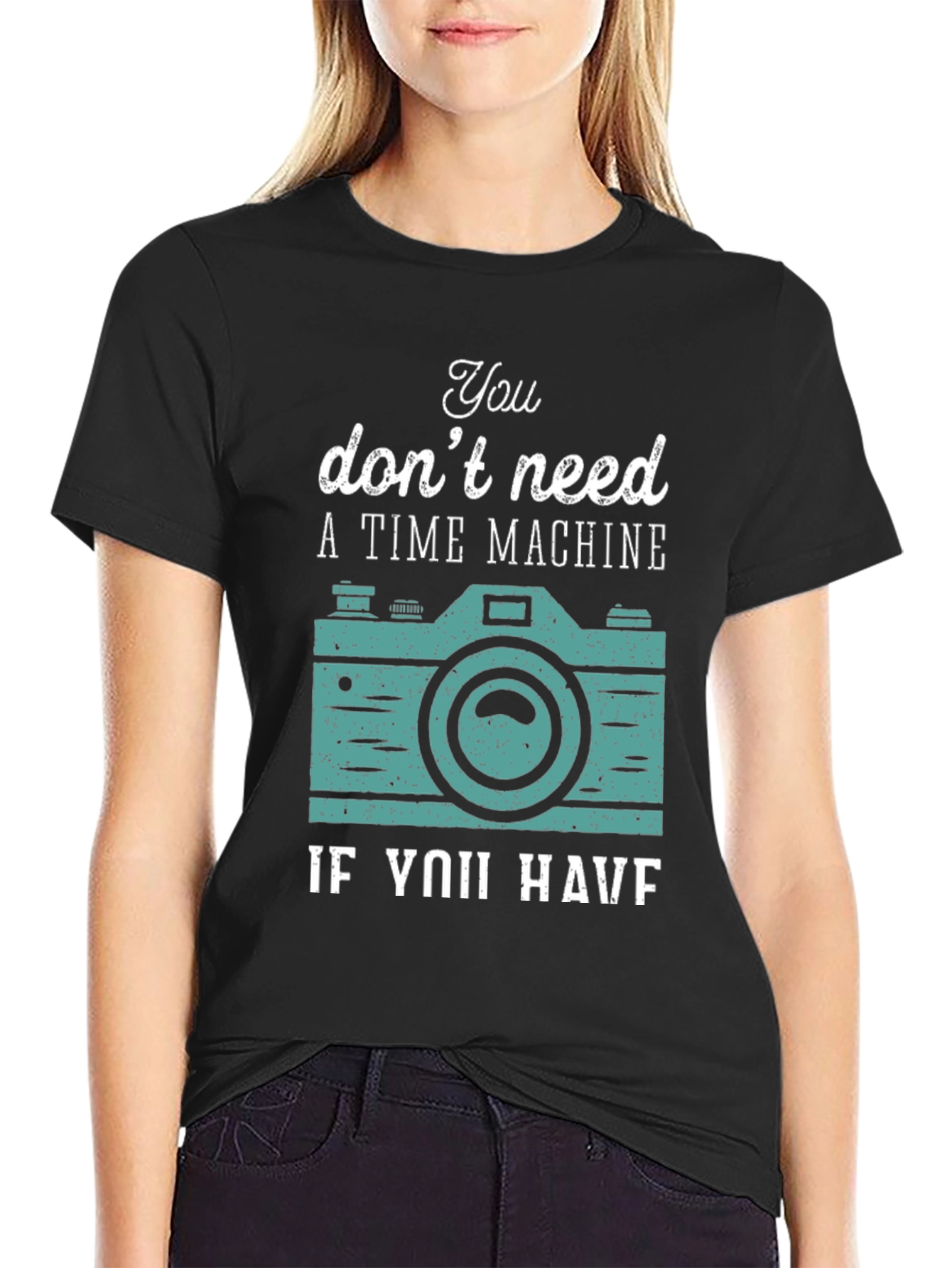 Time Machine Camera Graphic Tee