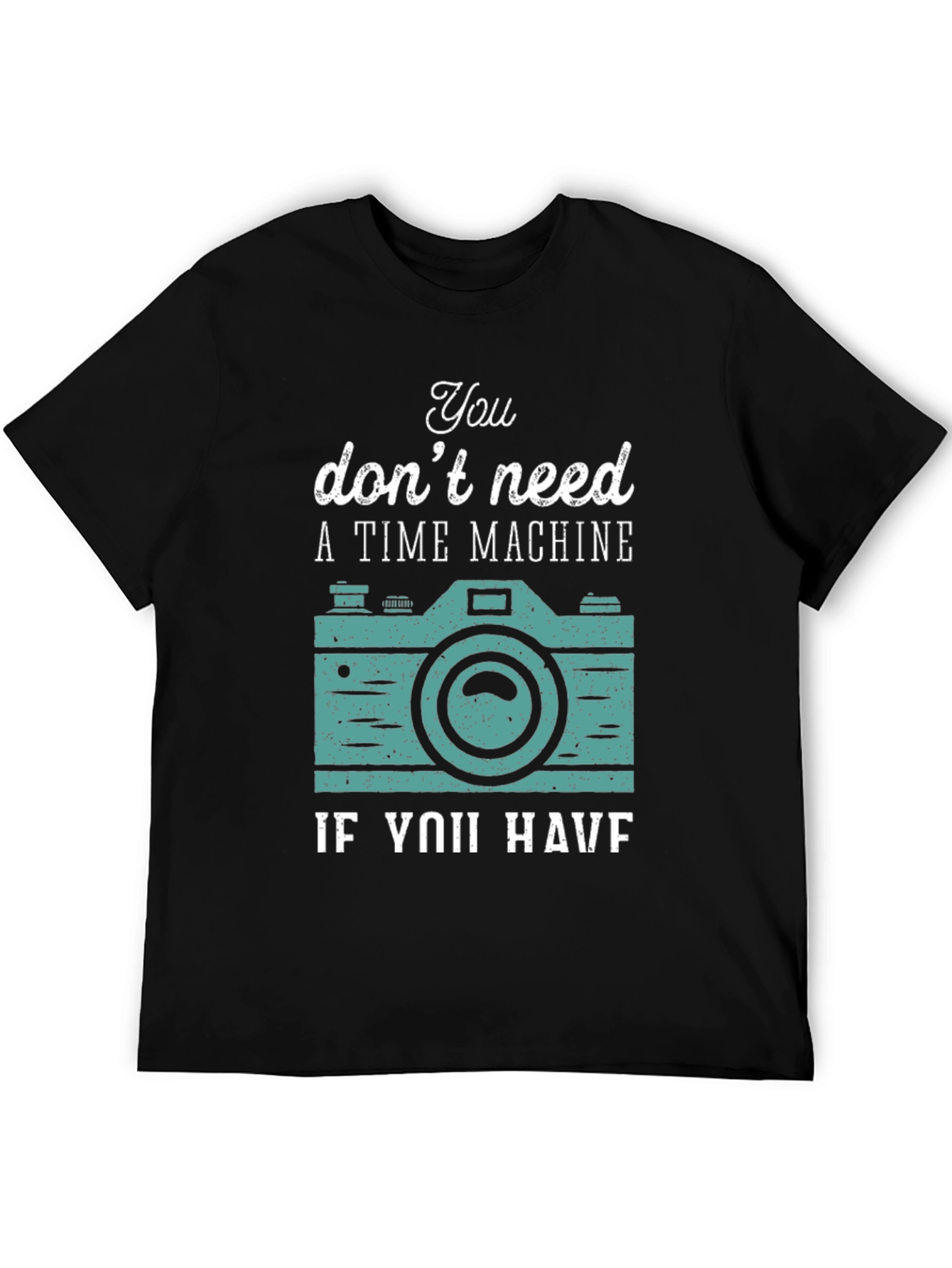 Time Machine Camera Graphic Tee