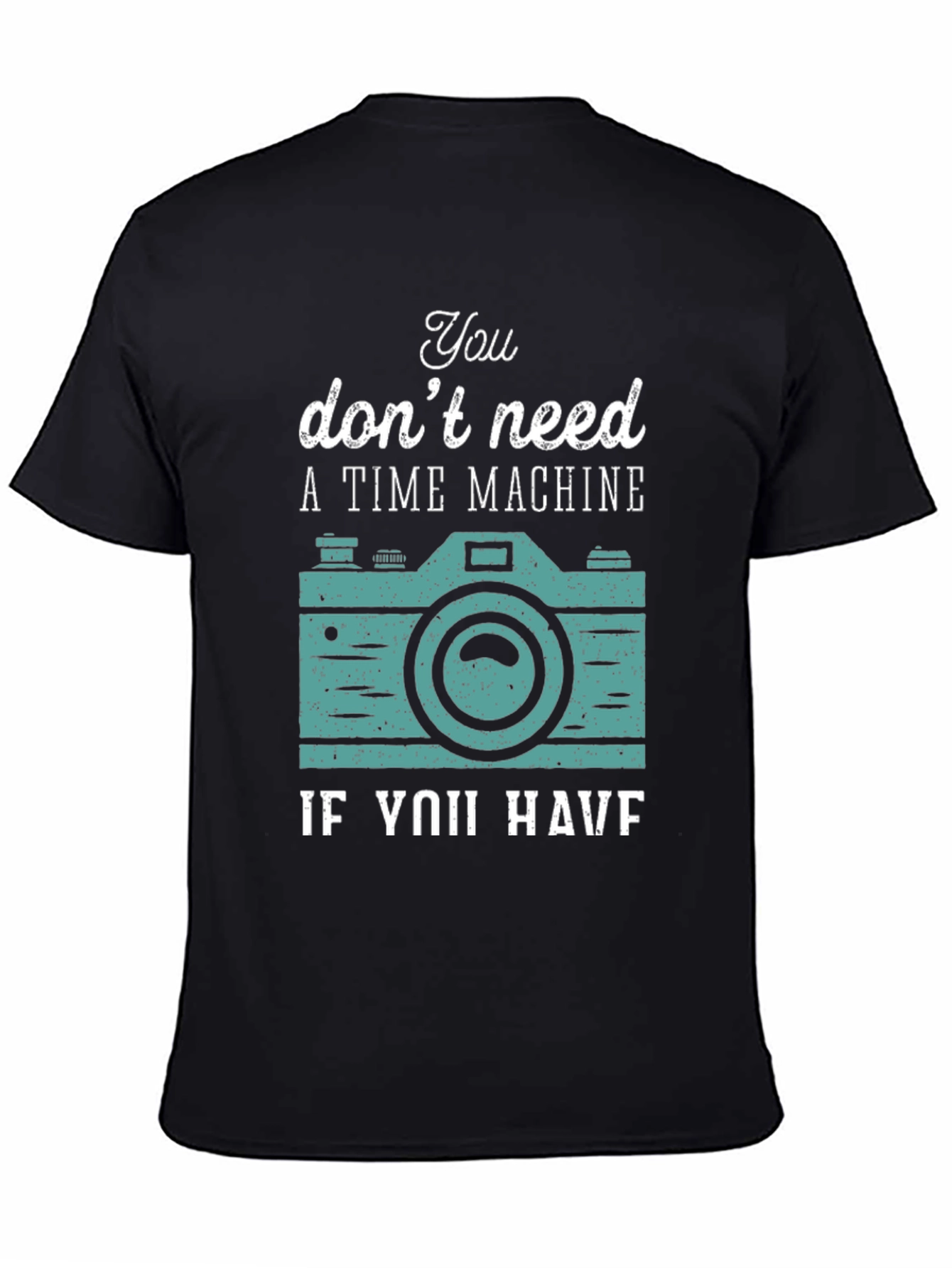 Time Machine Camera Graphic Tee