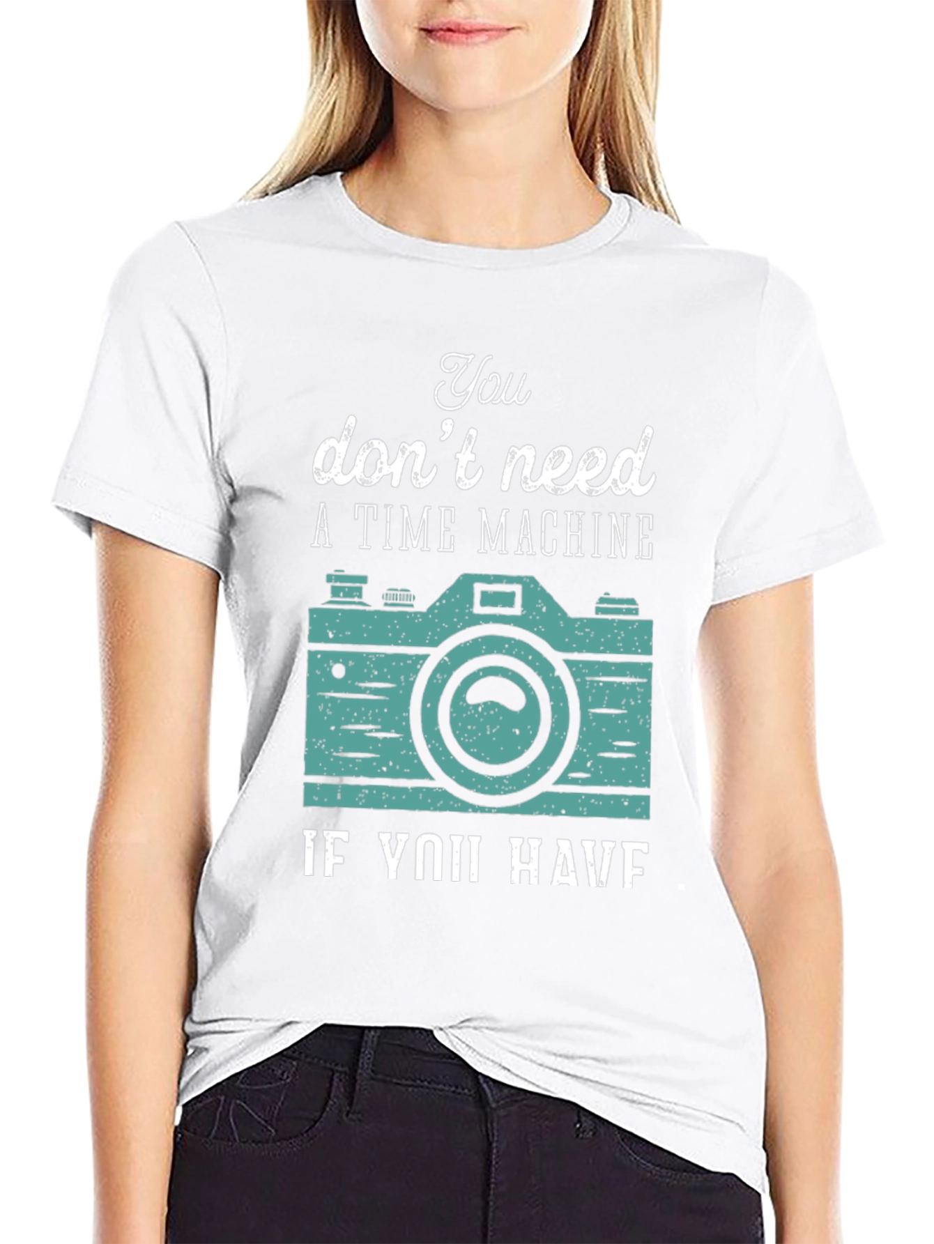Time Machine Camera Graphic Tee