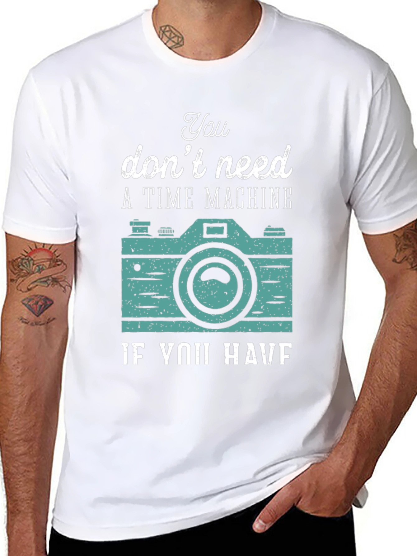 Time Machine Camera Graphic Tee