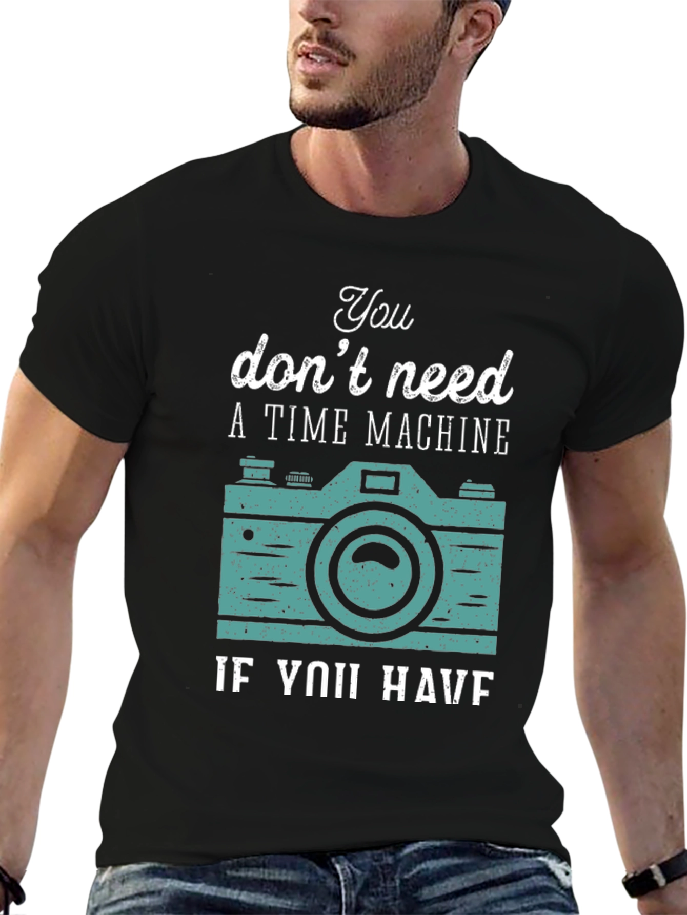 Time Machine Camera Graphic Tee