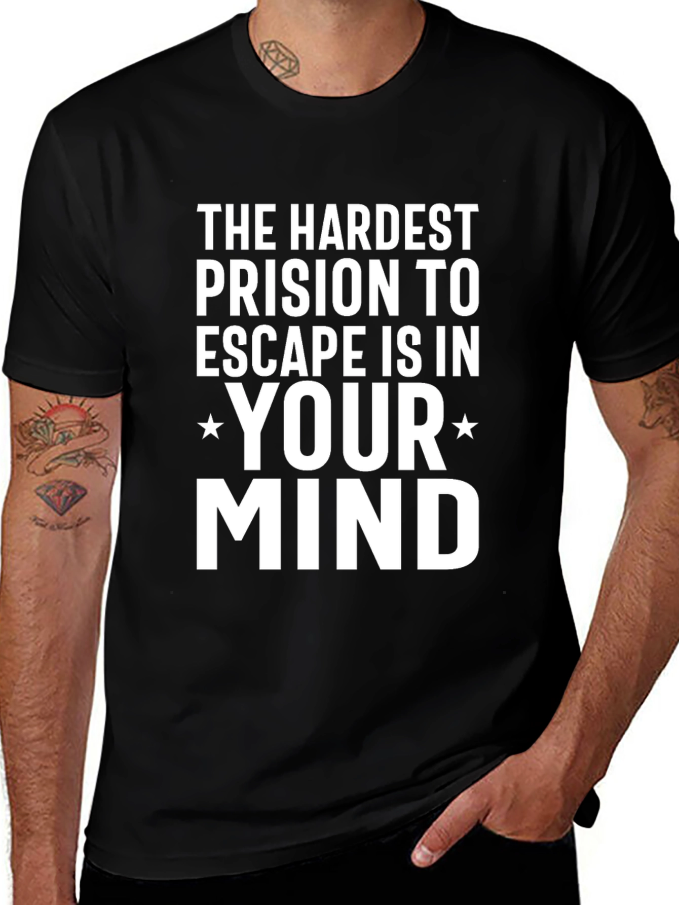 Mind Prison Graphic T-Shirt - Motivational Tee