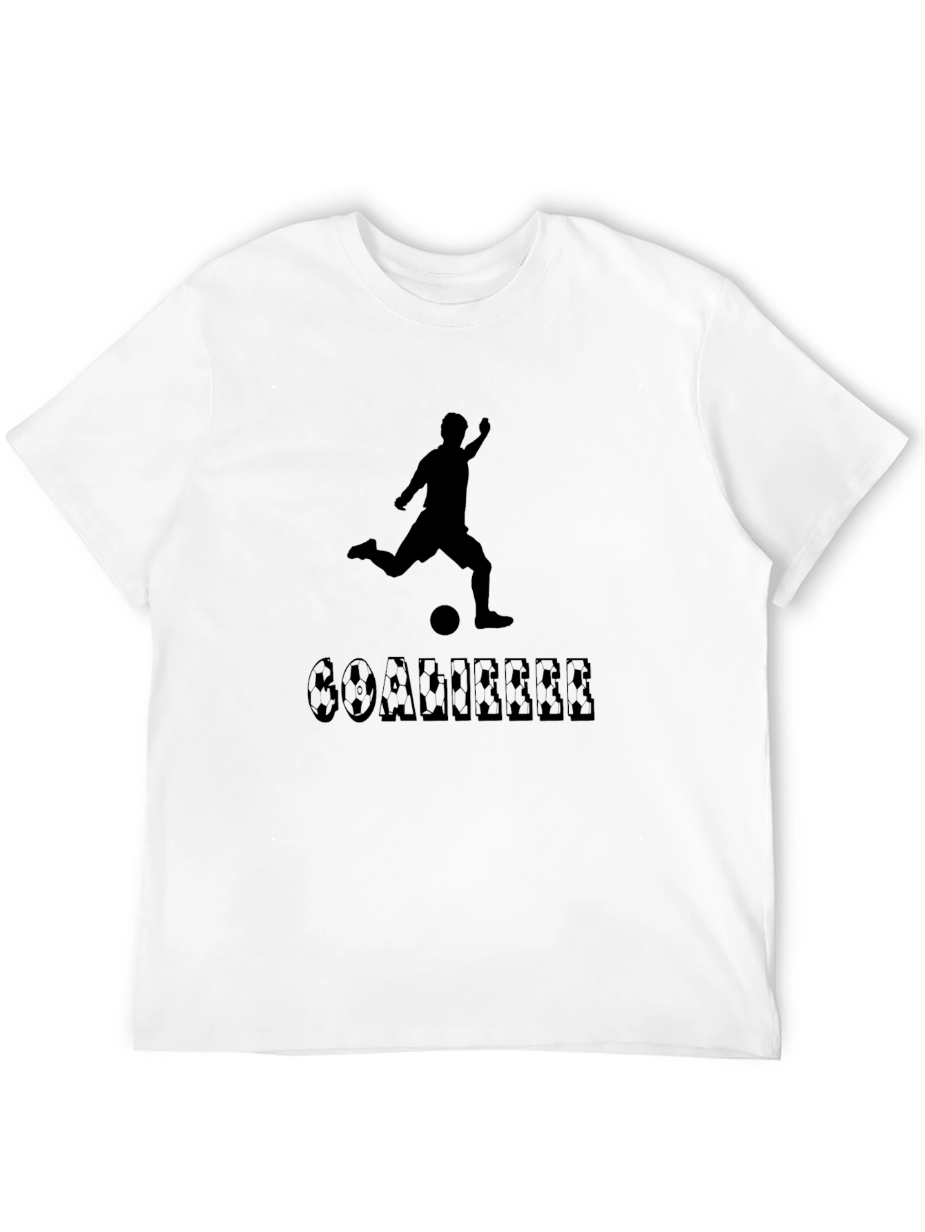 Goalieee T-Shirt - Soccer Player Silhouette Design