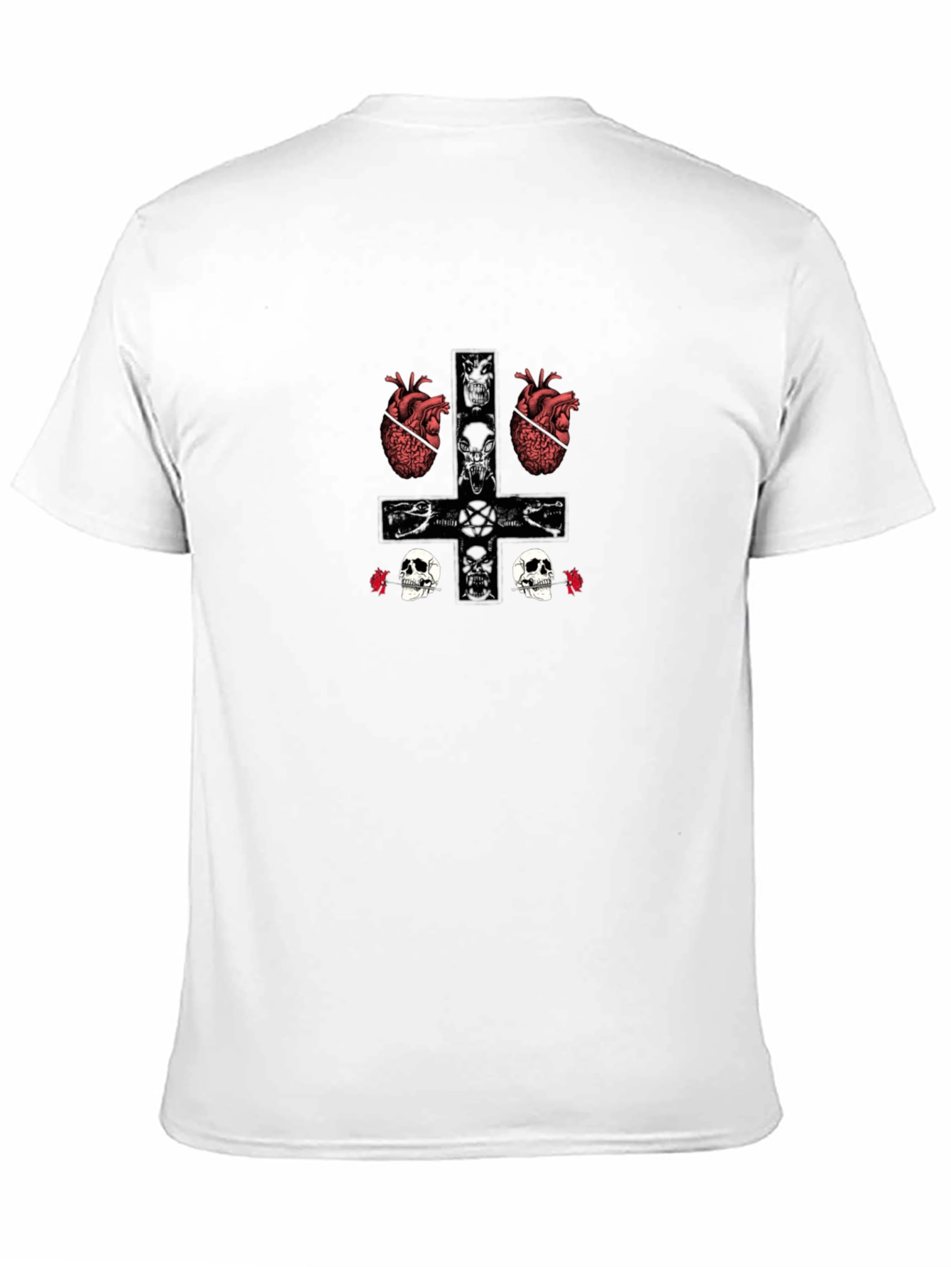 Gothic Anatomy Cross Graphic Tee