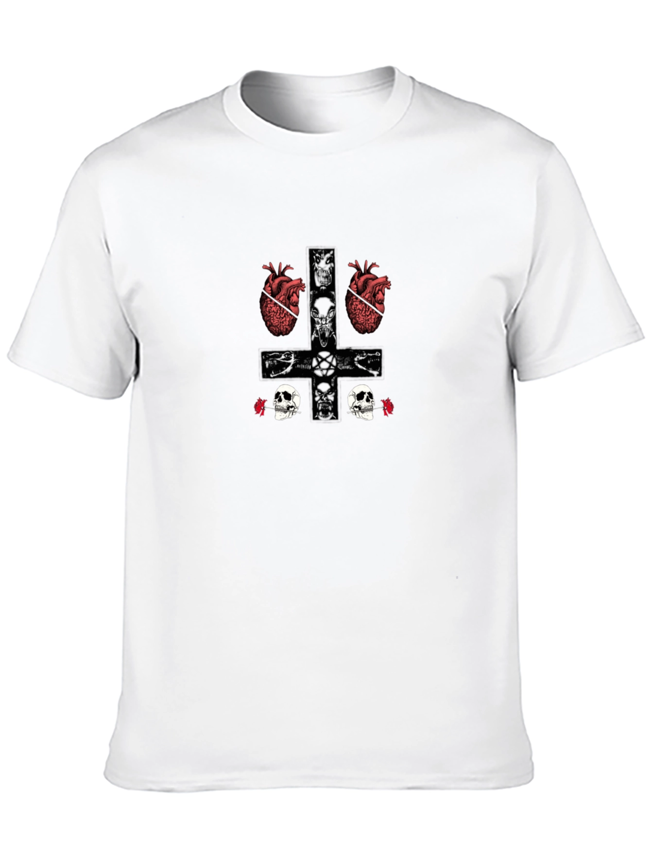 Gothic Anatomy Cross Graphic Tee