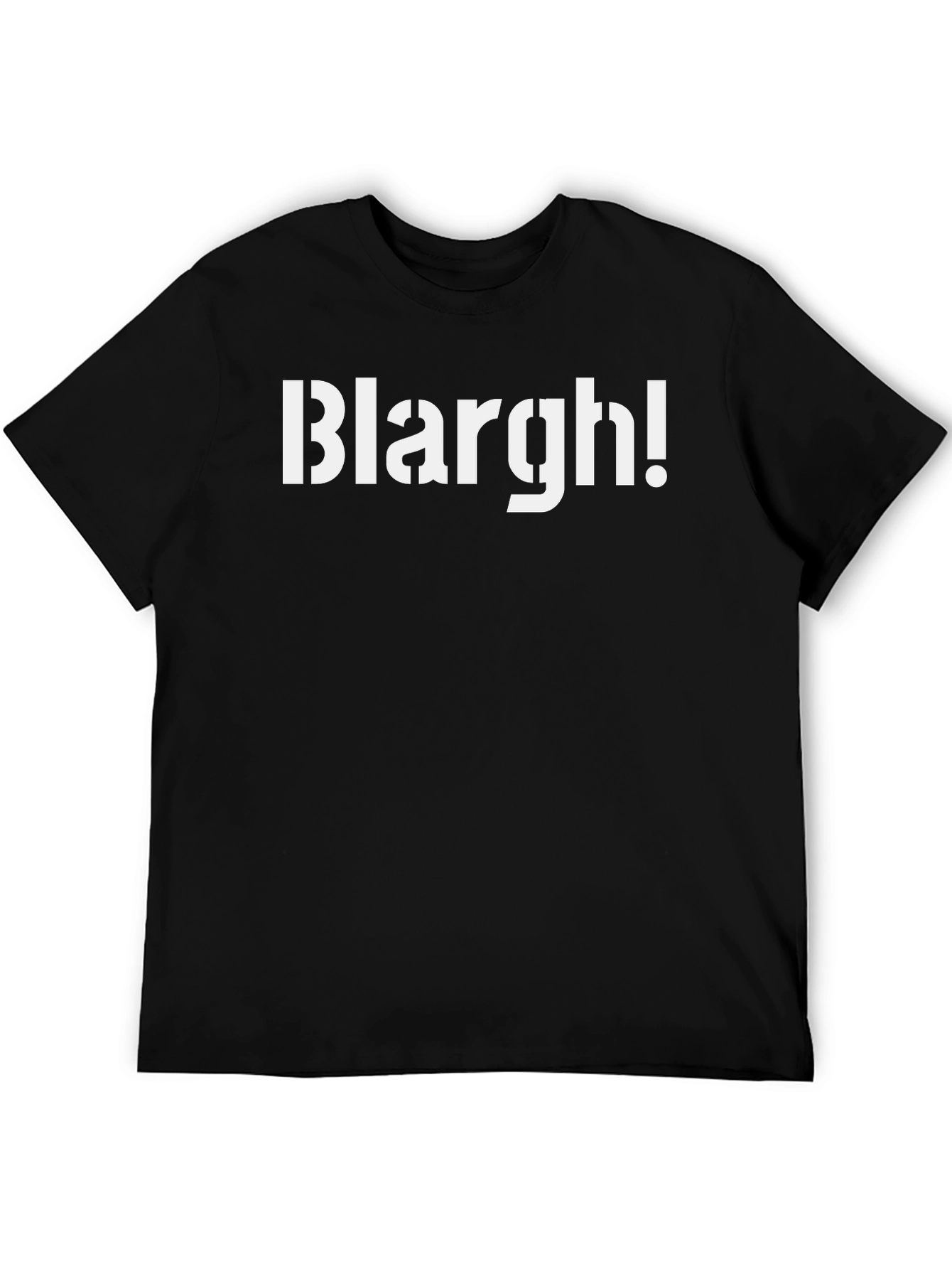Blargh! Black Graphic T-Shirt