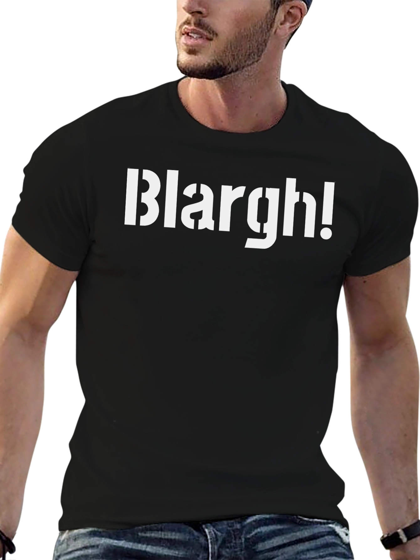 Blargh! Black Graphic T-Shirt