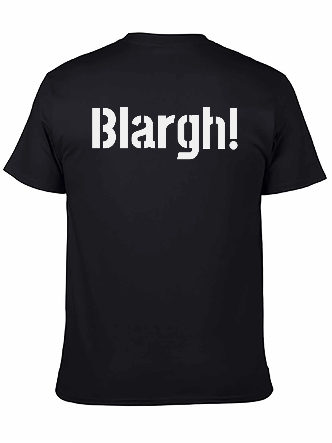Blargh! Black Graphic T-Shirt