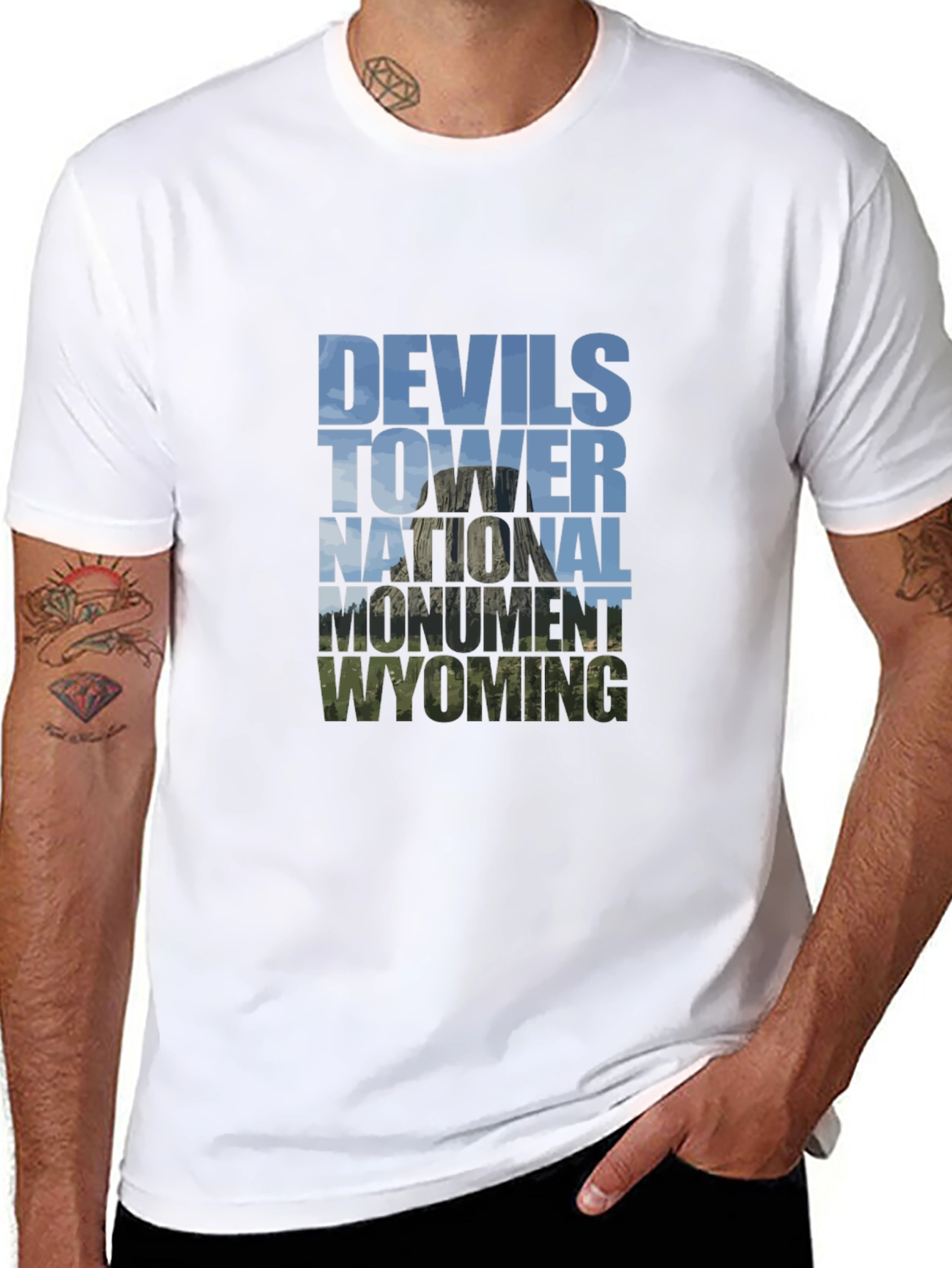Devils Tower National Monument Wyoming T-Shirt