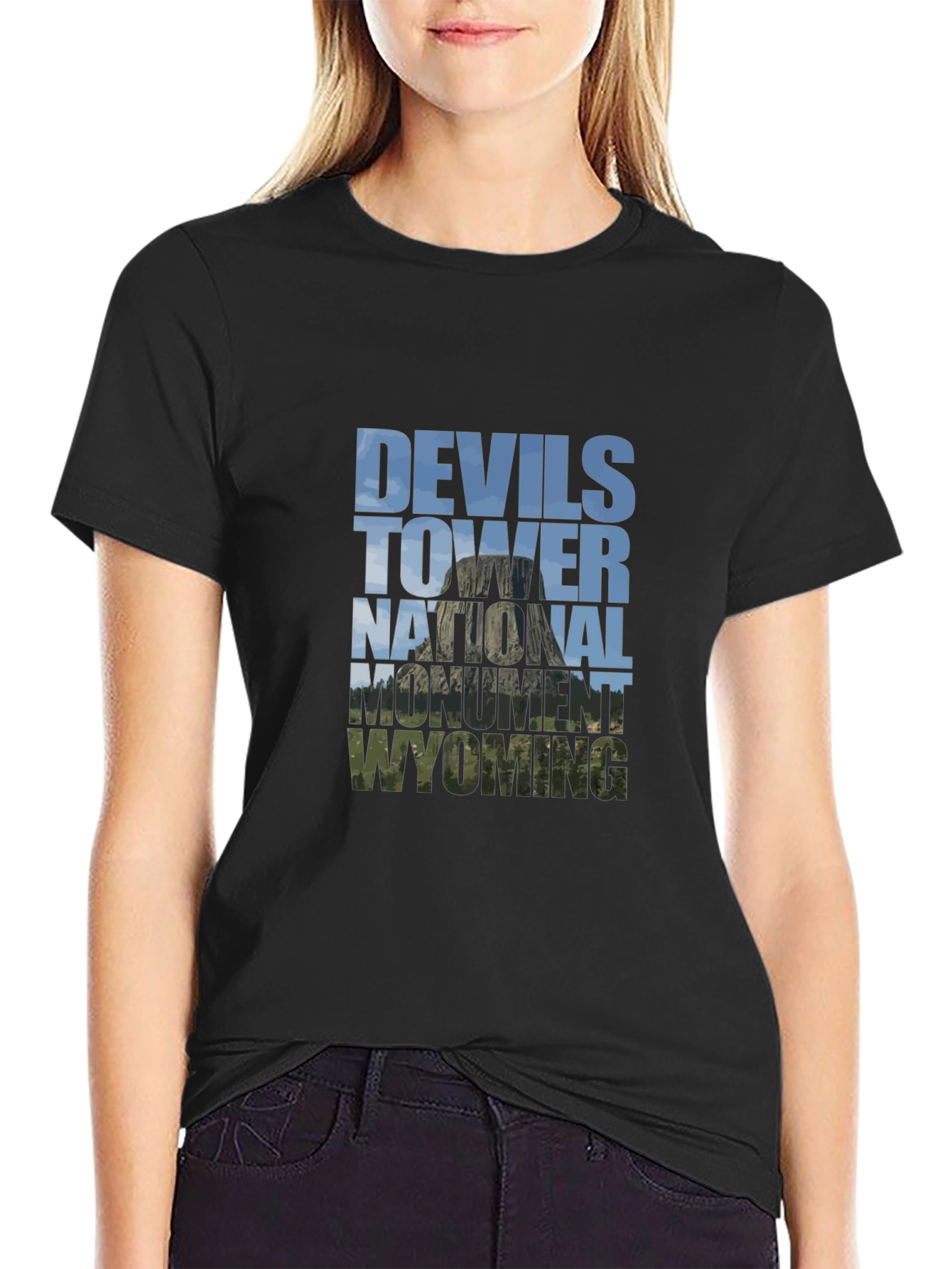 Devils Tower National Monument Wyoming T-Shirt