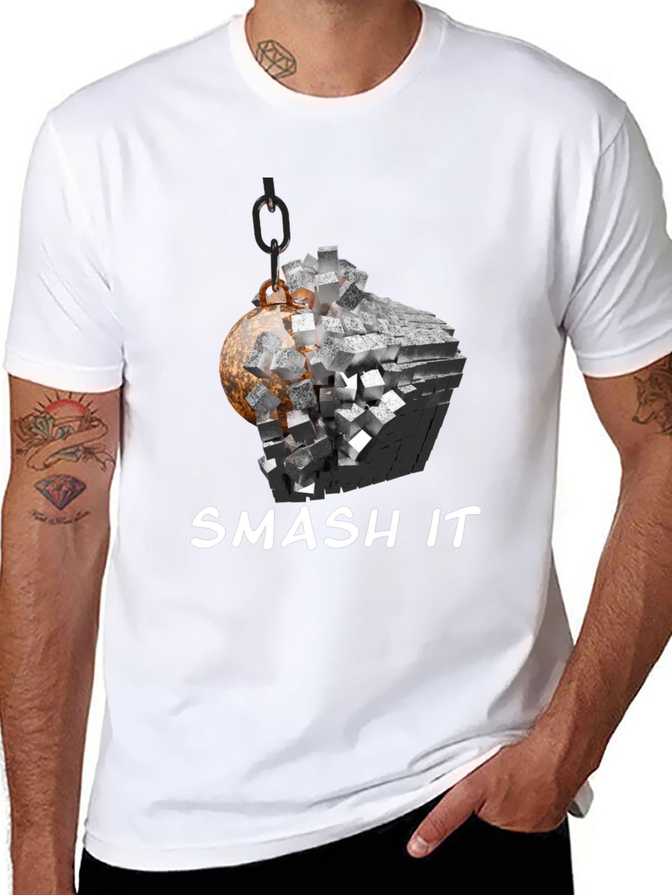 Smash It Graphic Tee - Demolition Crew T-Shirt