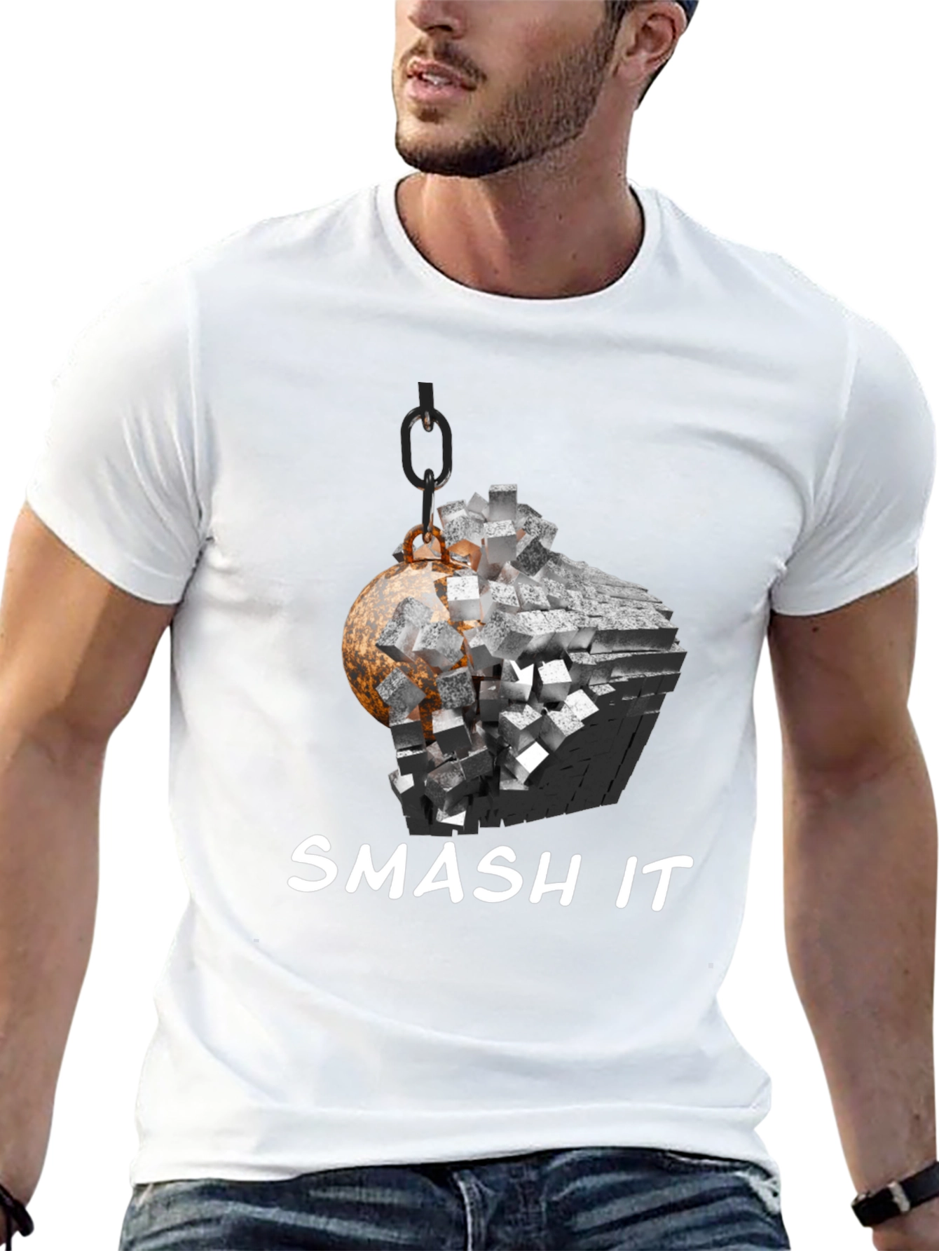 Smash It Graphic Tee - Demolition Crew T-Shirt