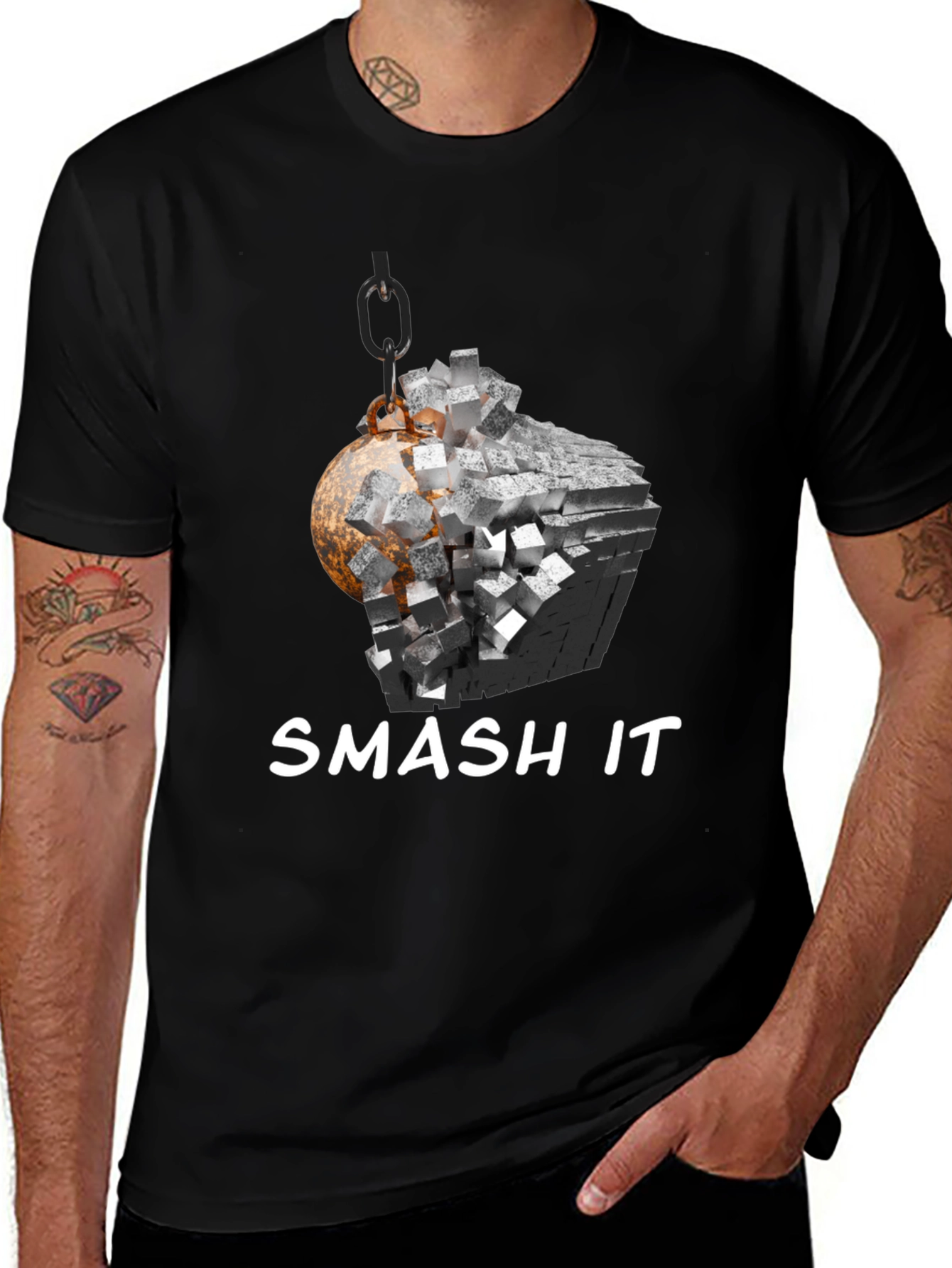 Smash It Graphic Tee - Demolition Crew T-Shirt