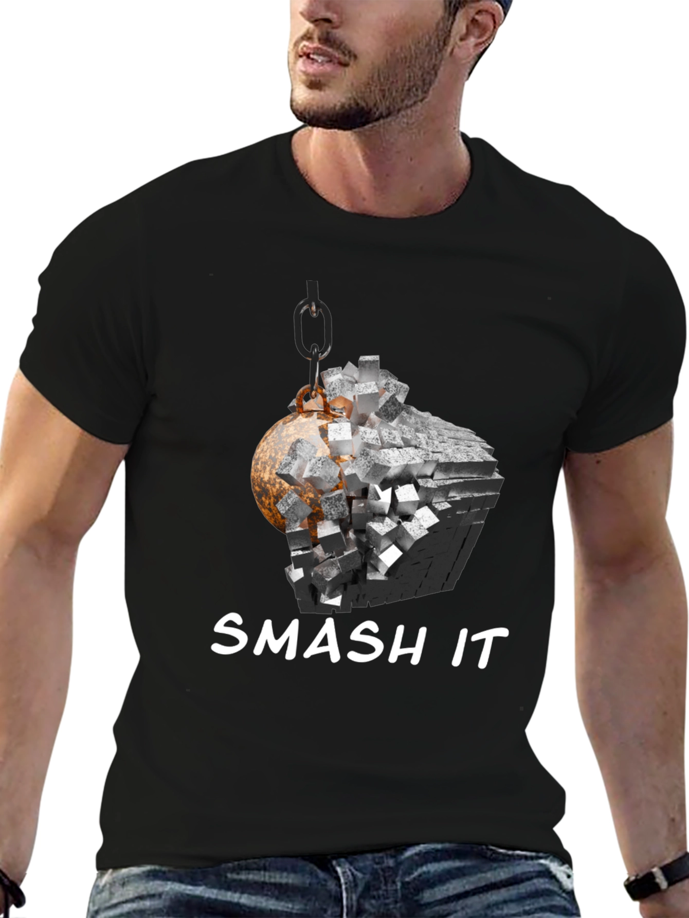 Smash It Graphic Tee - Demolition Crew T-Shirt