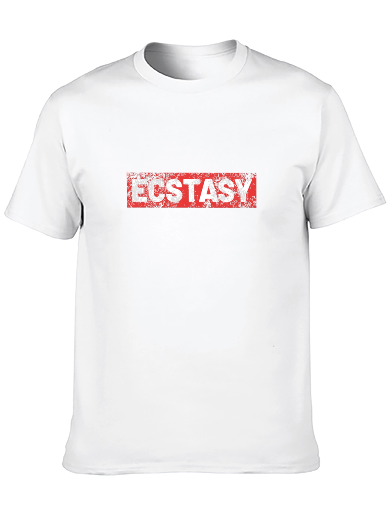 Ecstasy Graphic Print Crew Neck T-Shirt