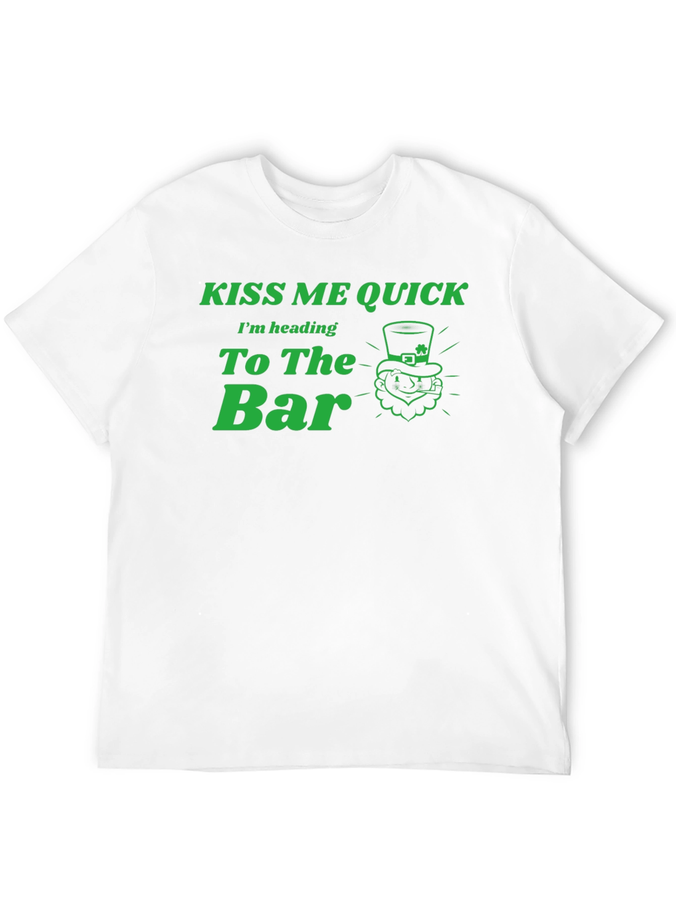 Kiss Me Quick St. Patricks Day Bar T-Shirt