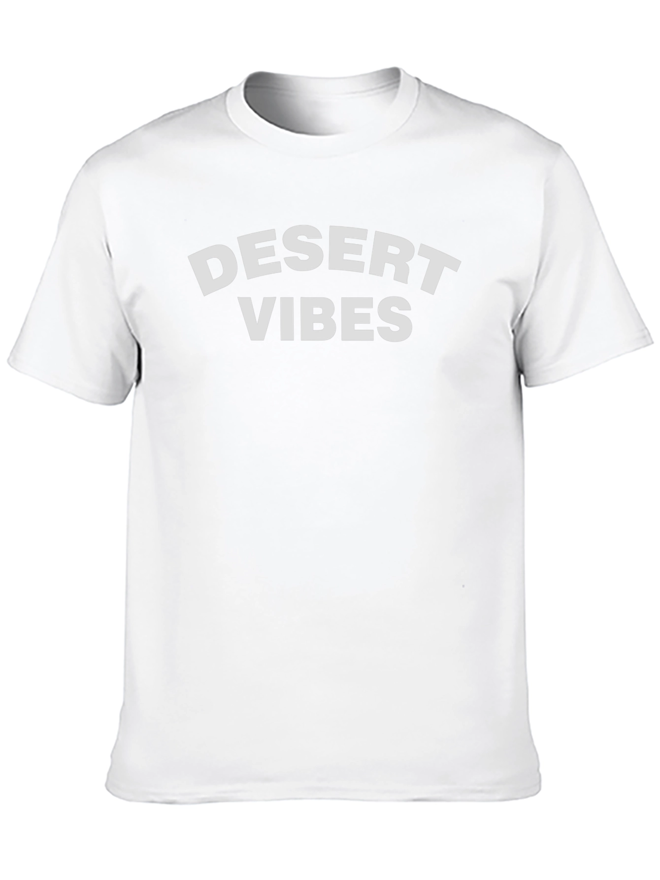 Desert Vibes Graphic Tee - Black Cotton T-Shirt
