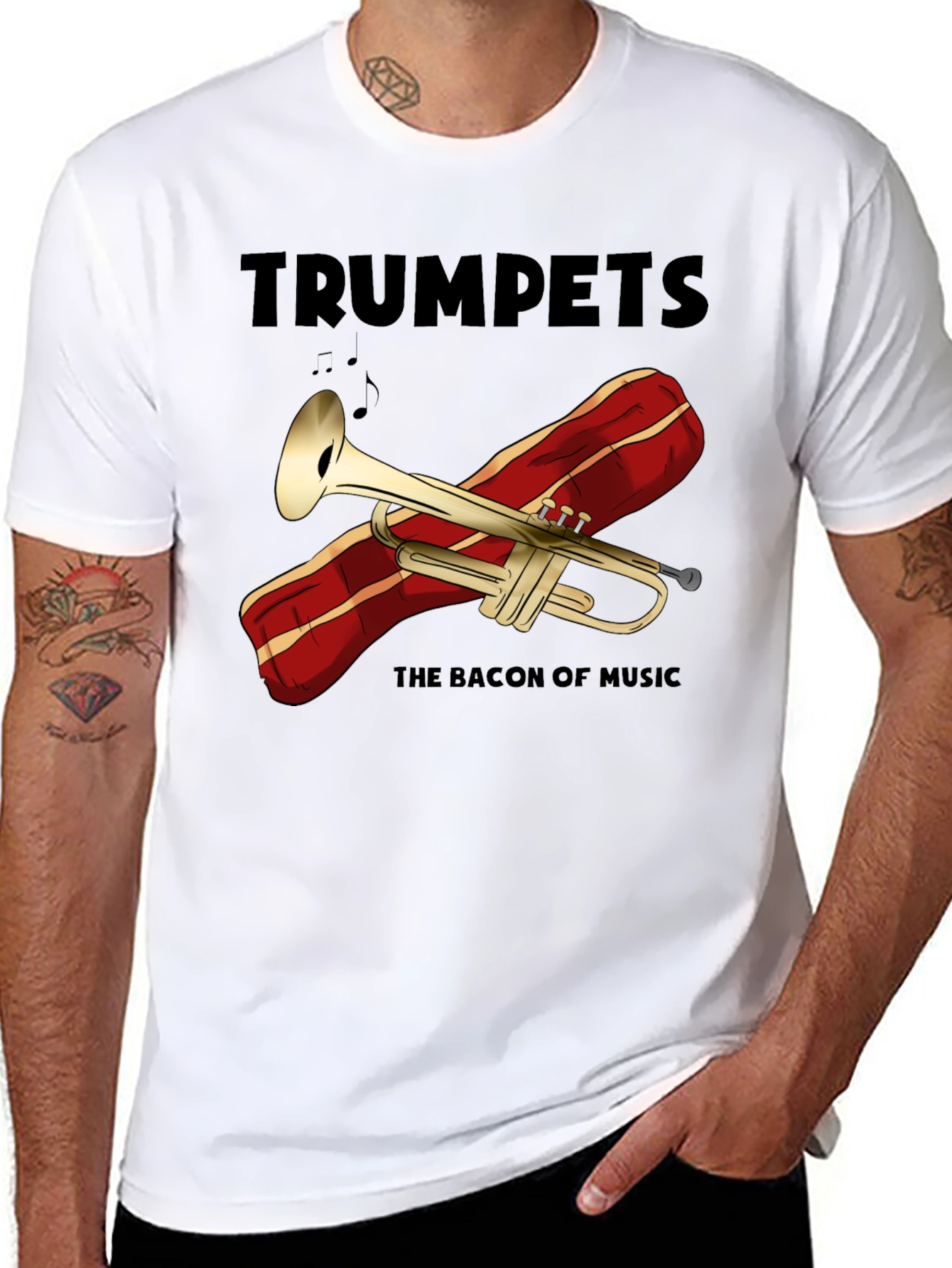 Trumpets: The Bacon of Music T-Shirt
