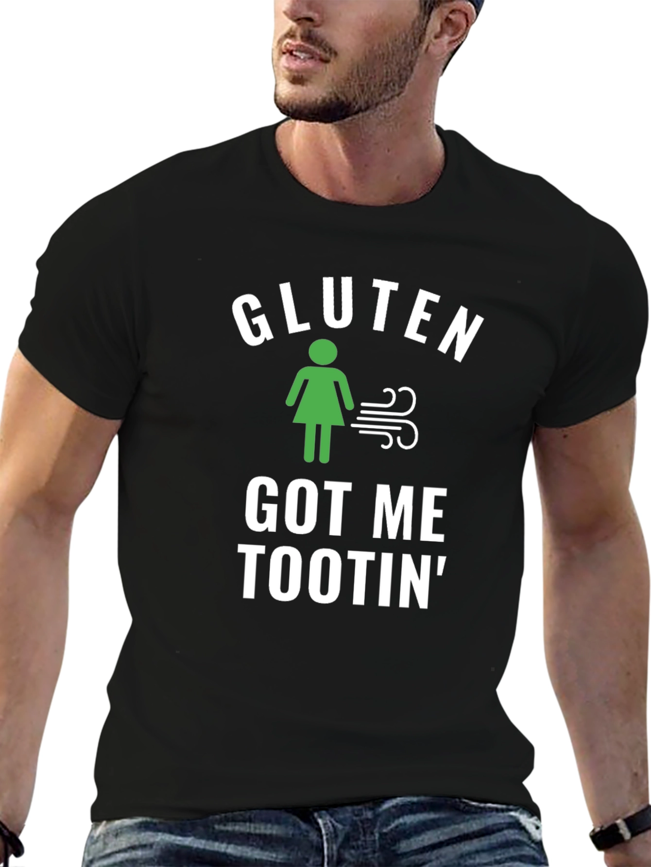 Gluten Got Me Tootin Graphic Tee