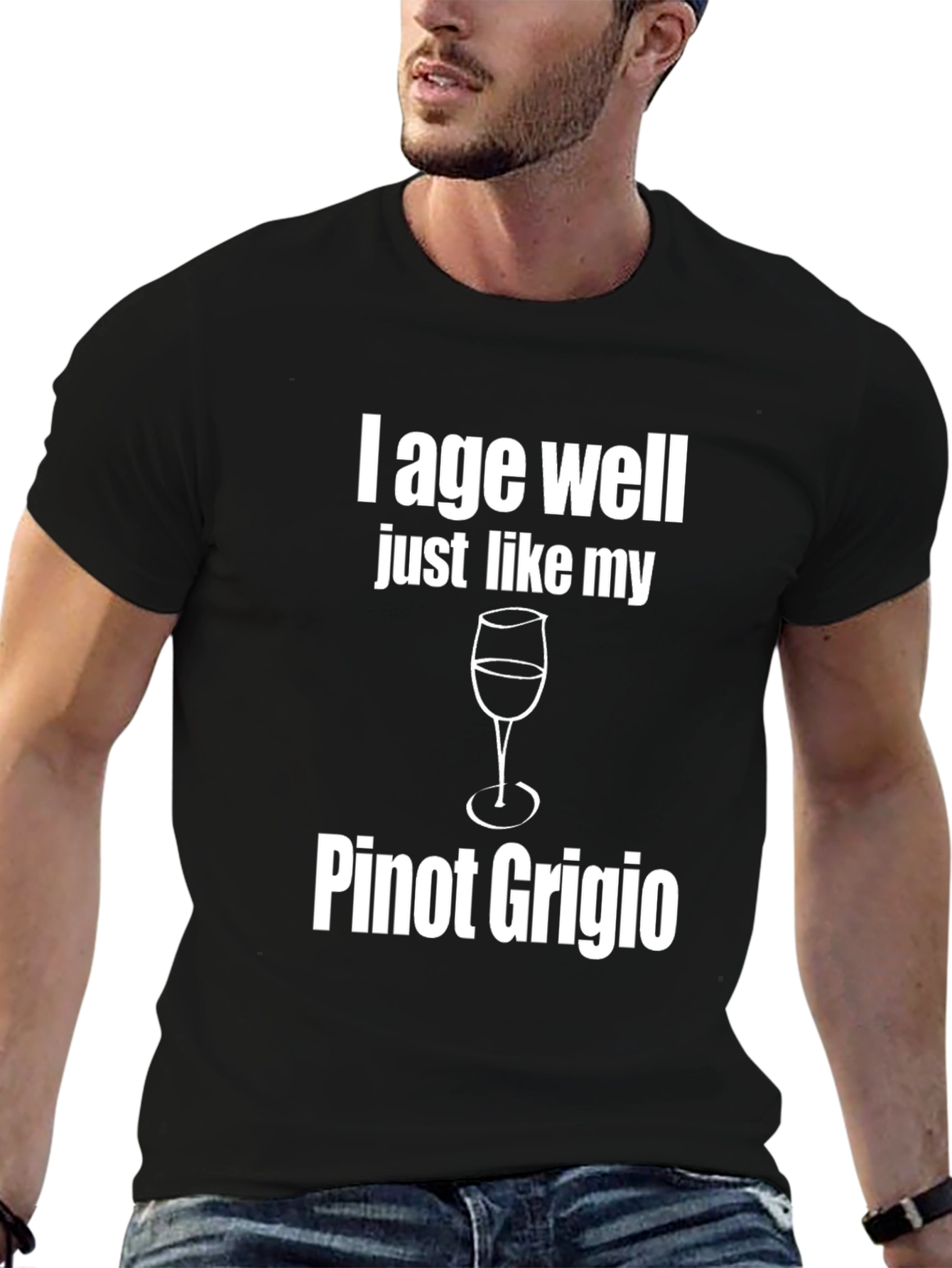 I Age Well Pinot Grigio Graphic T-Shirt