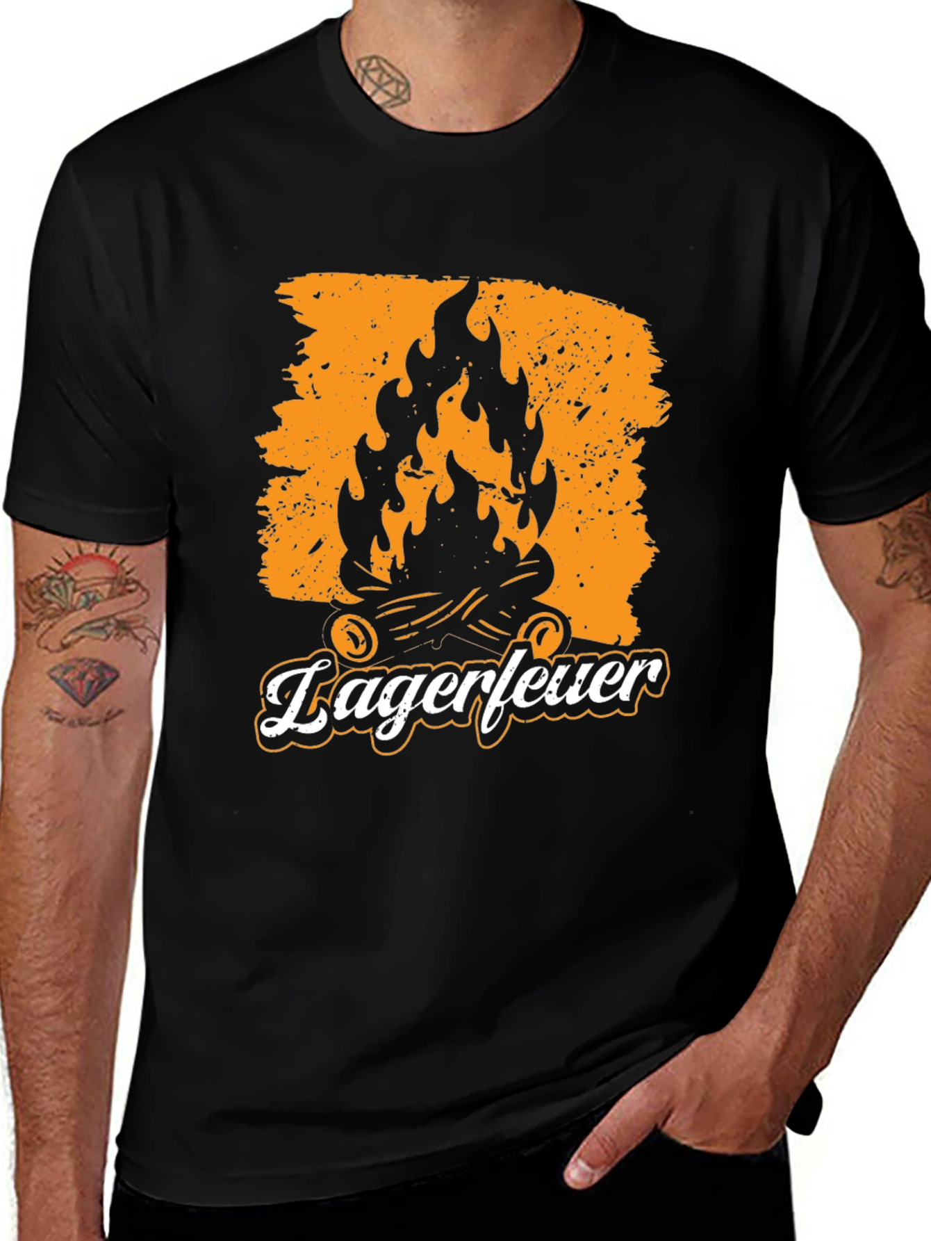 Lagerfeuer Bonfire Graphic T-Shirt