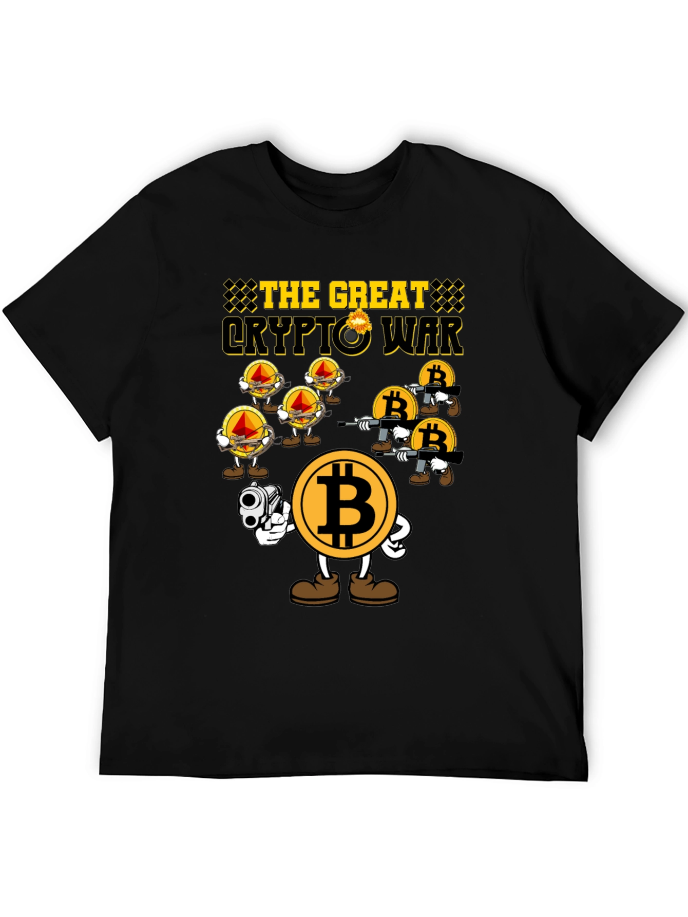 The Great Crypto War Black T-Shirt
