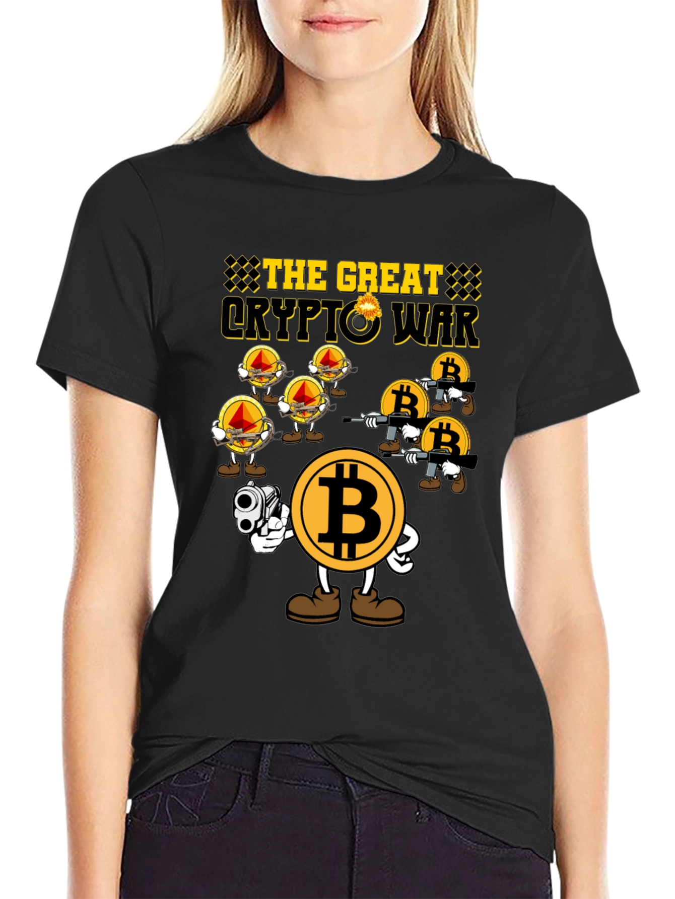 The Great Crypto War Black T-Shirt