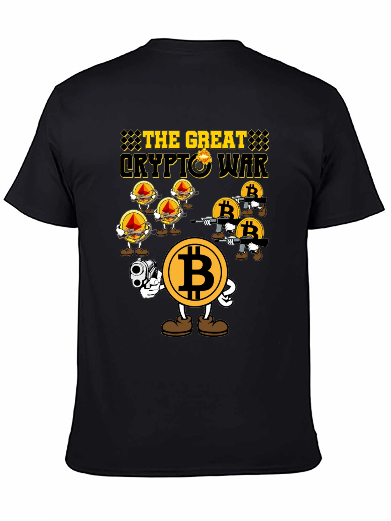 The Great Crypto War Black T-Shirt