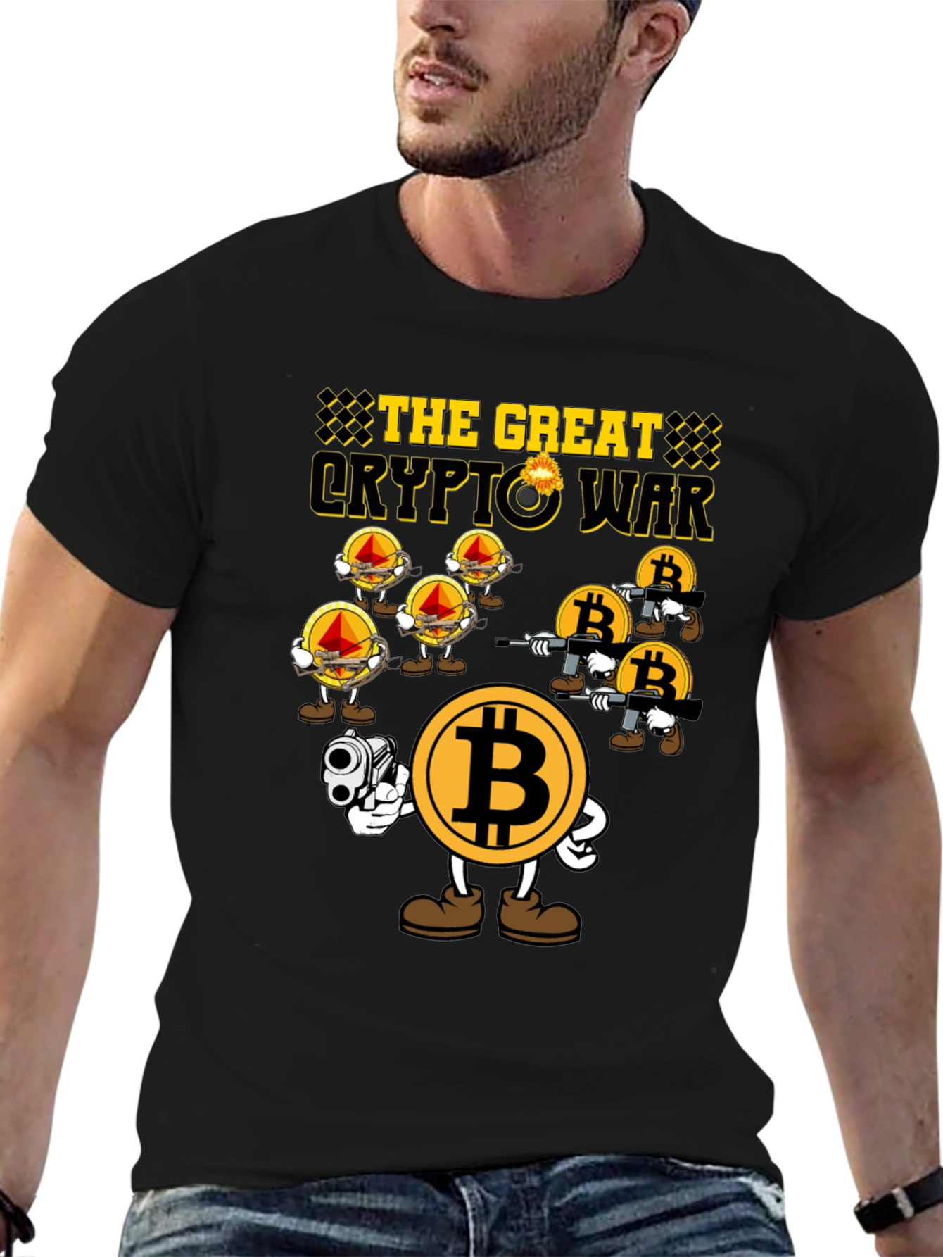 The Great Crypto War Black T-Shirt