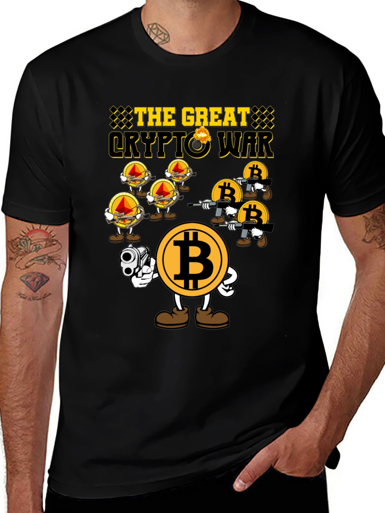 The Great Crypto War Black T-Shirt
