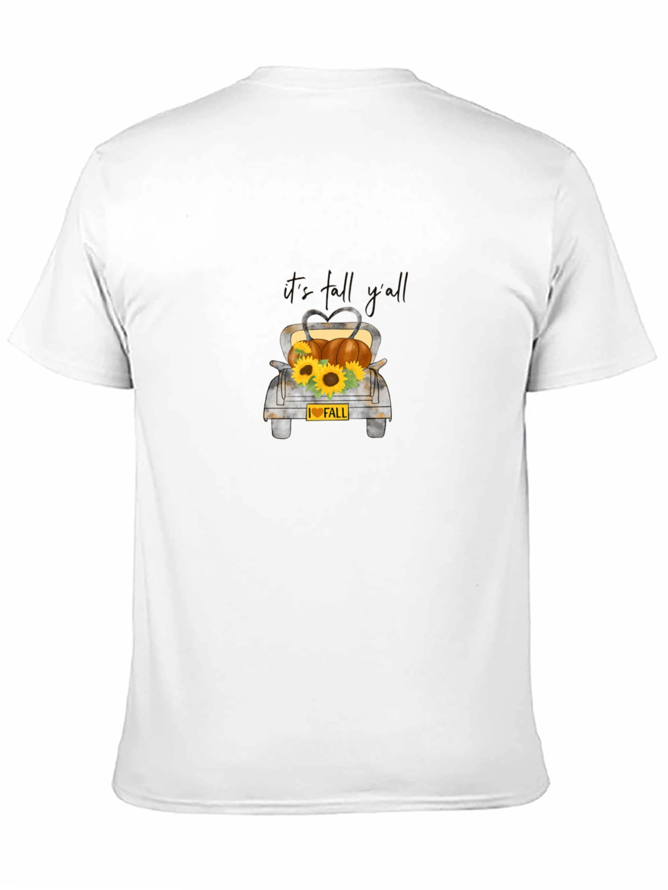 I Love Fall Black T-Shirt