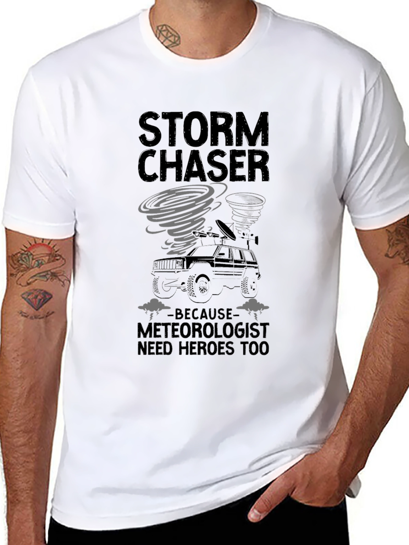 Storm Chaser T-Shirt - Meteorologist Hero Tee