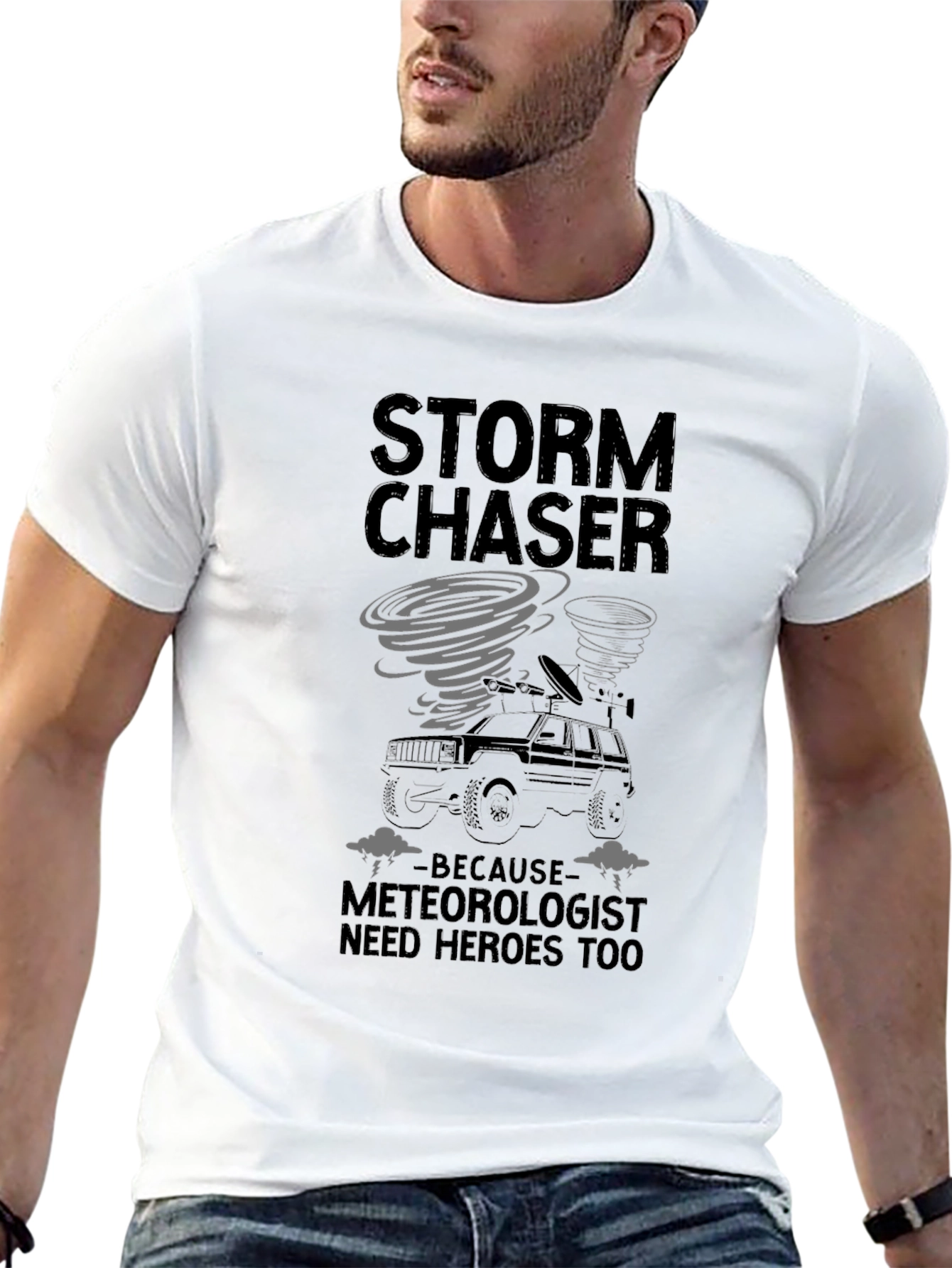 Storm Chaser T-Shirt - Meteorologist Hero Tee